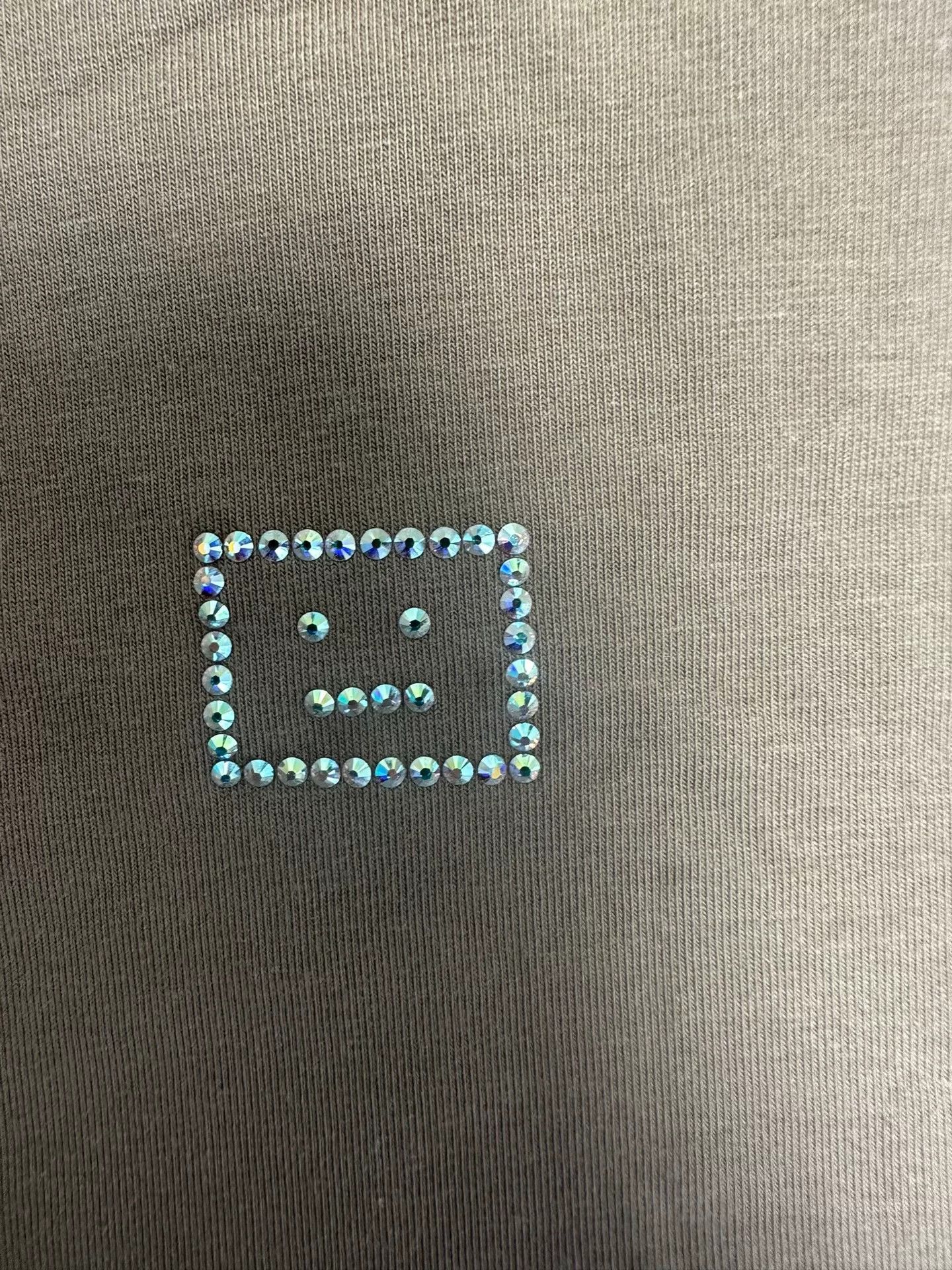 Acne Studios Acne Studios Rhinestone Face Double Layer T-Shirt XS Size US XS / EU 42 / 0 - 4 Thumbnail
