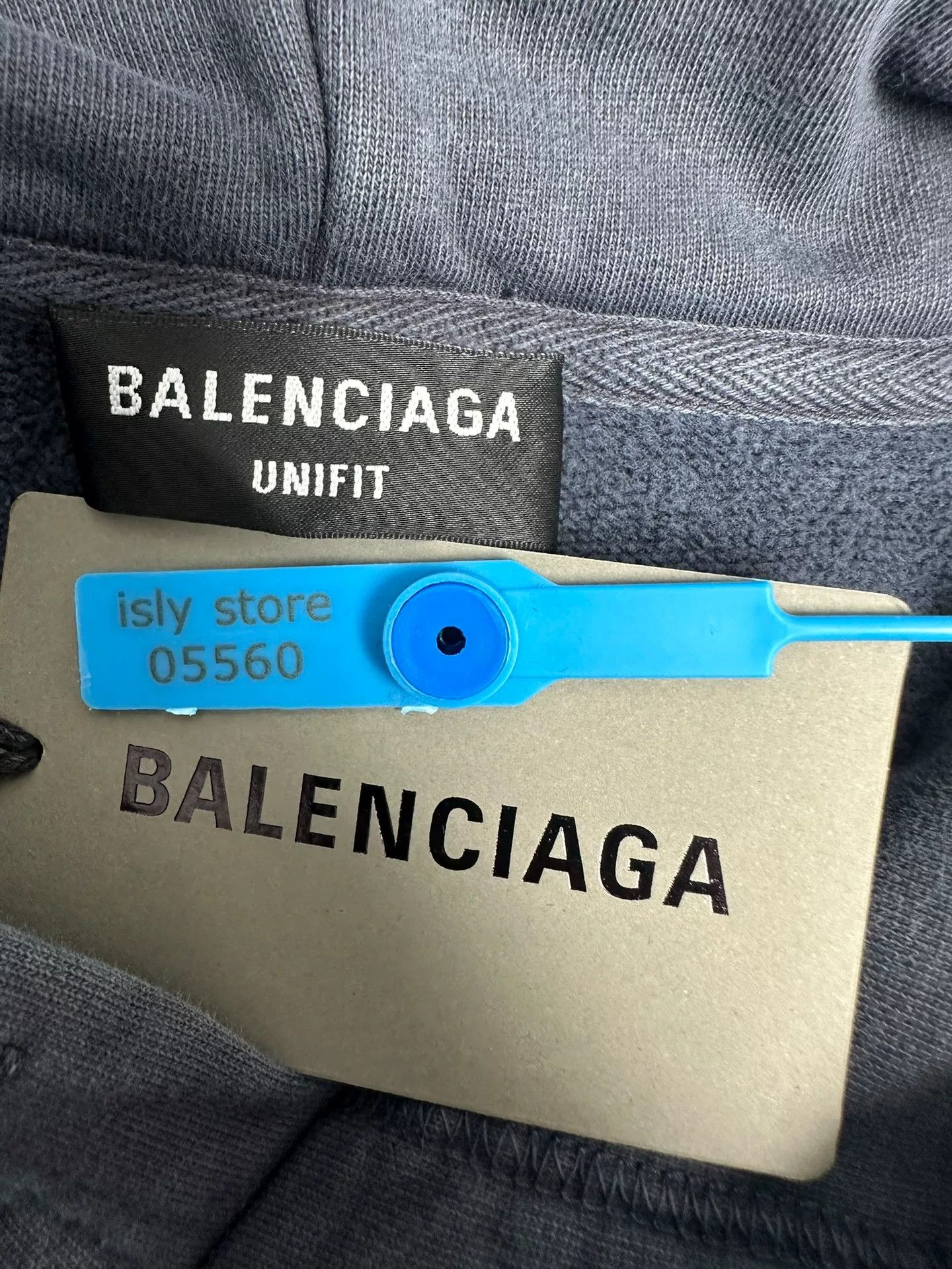 Balenciaga Balenciaga Blue Crest Logo Sleeveless Hoodie Size 1 Size US S / EU 44-46 / 1 - 5 Thumbnail