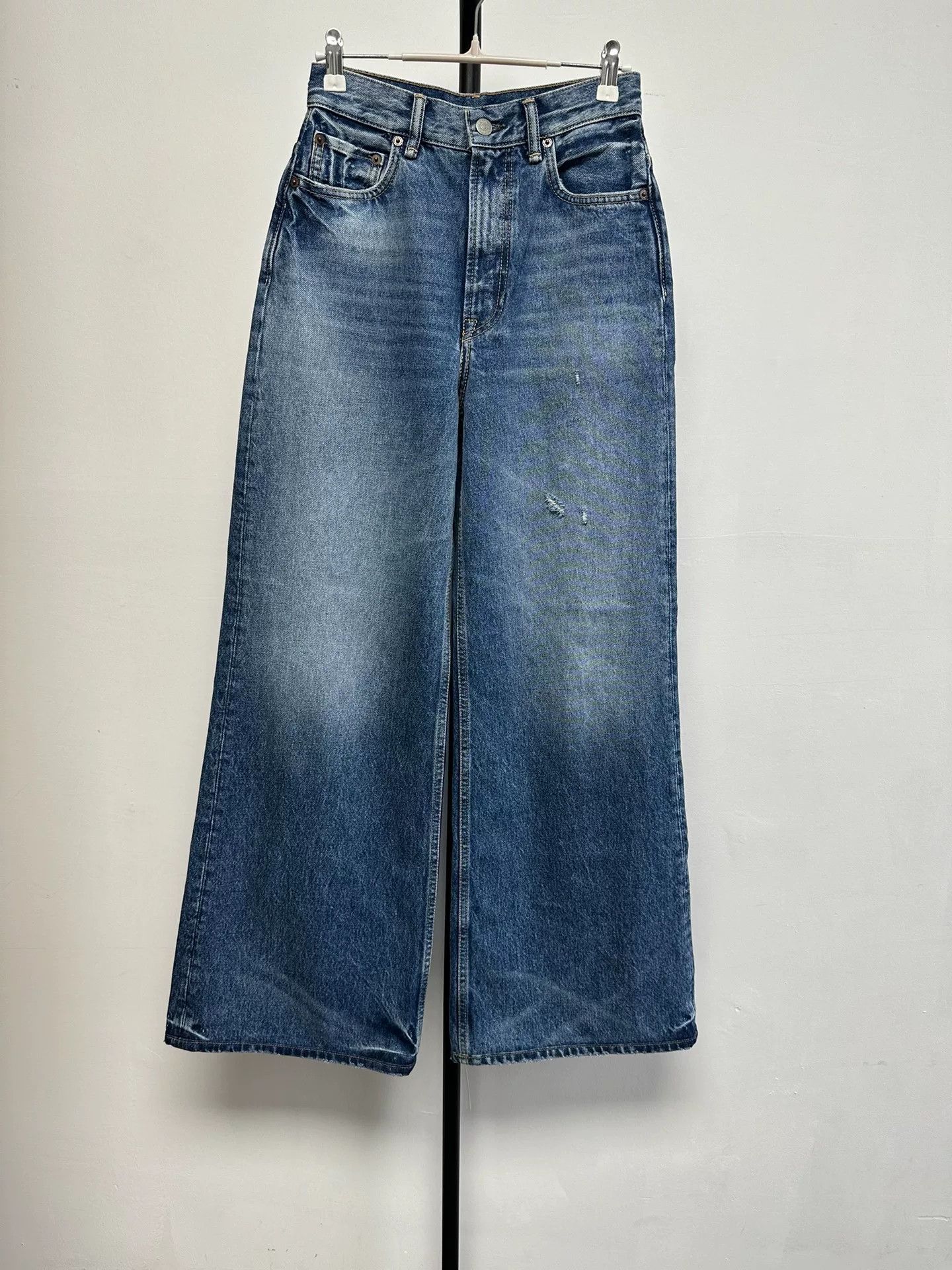Acne Studios Acne Studios Vintage Blue Wide Leg Jeans 24 Size 24" / US 00 / IT 34 - 2 Thumbnail