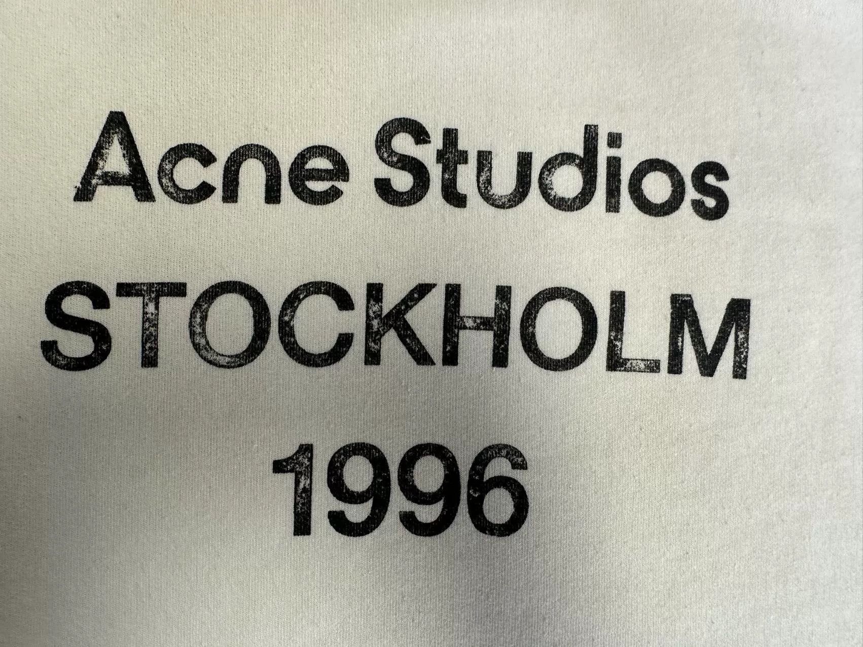 Acne Studios Acne Studios 1996 Stockholm Logo Hoodie S Size US S / EU 44-46 / 1 - 4 Thumbnail