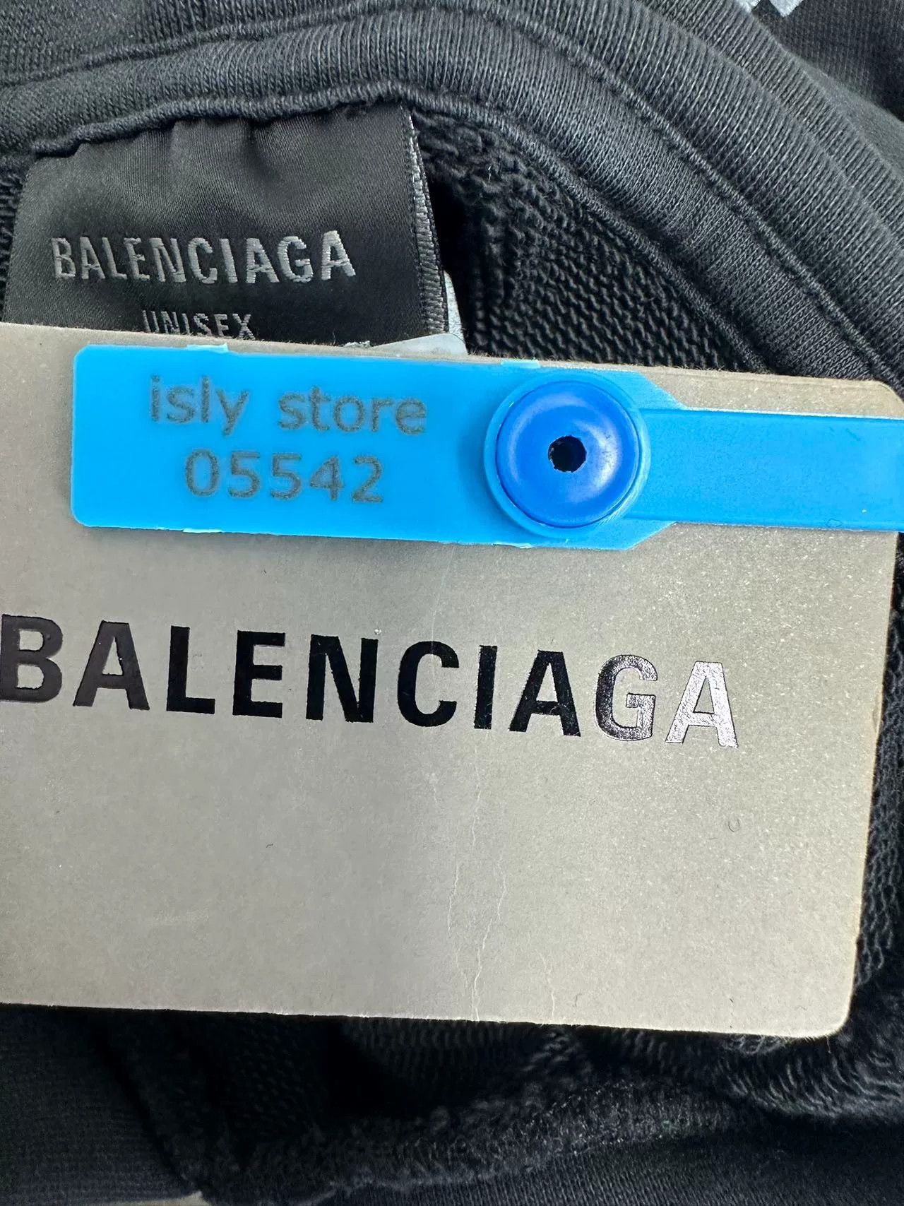 Balenciaga Balenciaga Tape Logo Distressed Hoodie Size 2 Size US M / EU 48-50 / 2 - 5 Thumbnail