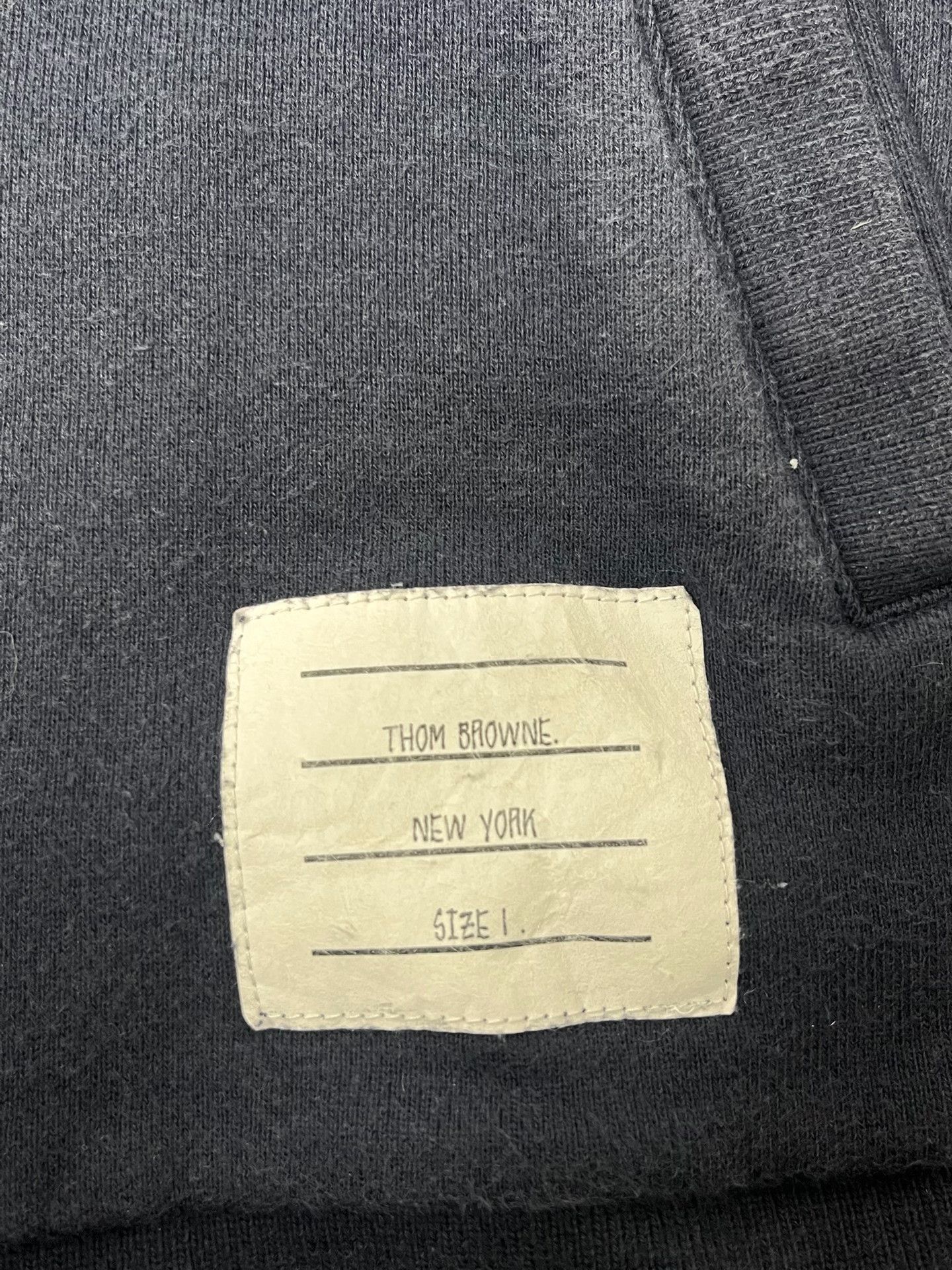 Thom Browne Thom Browne Four-Bar Mixed Media Zip Hoodie Size 1 Size US S / EU 44-46 / 1 - 4 Thumbnail