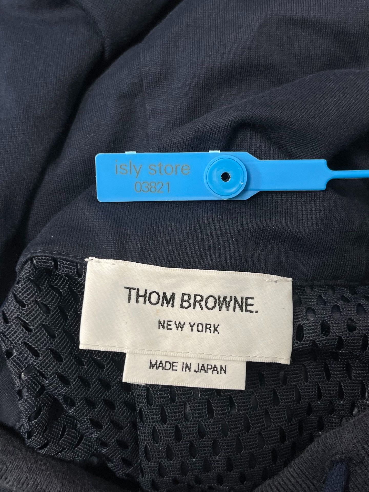 Thom Browne Thom Browne Four-Bar Mixed Media Zip Hoodie Size 1 Size US S / EU 44-46 / 1 - 6 Thumbnail