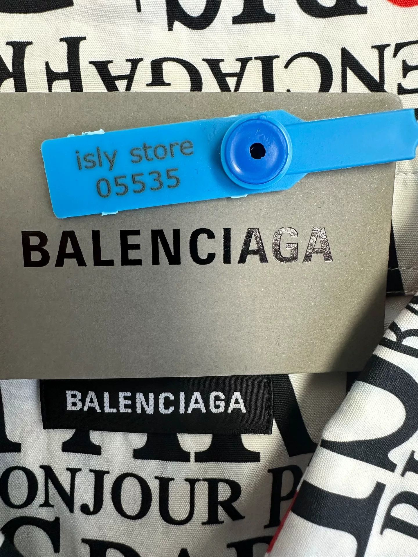 Balenciaga Balenciaga All Over Paris Heart Print Shirt 39 Size US M / EU 48-50 / 2 - 5 Thumbnail
