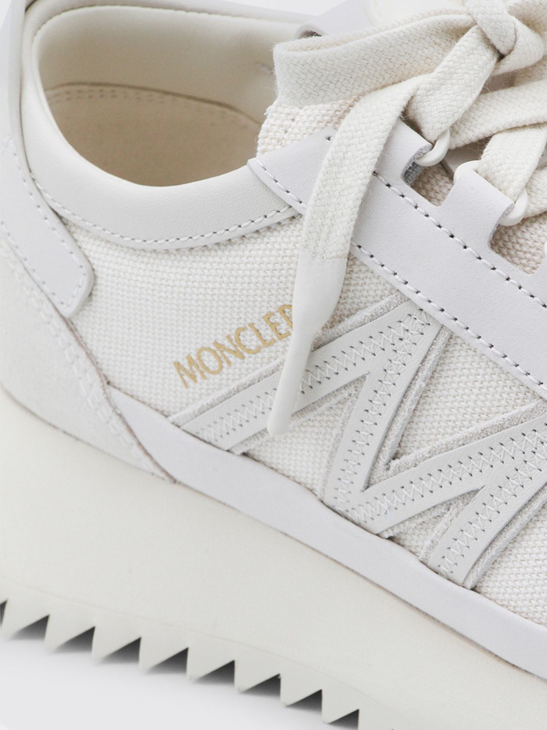 Moncler Moncler Sneakers Woman Beige Size US 8 / IT 38 - 4 Thumbnail