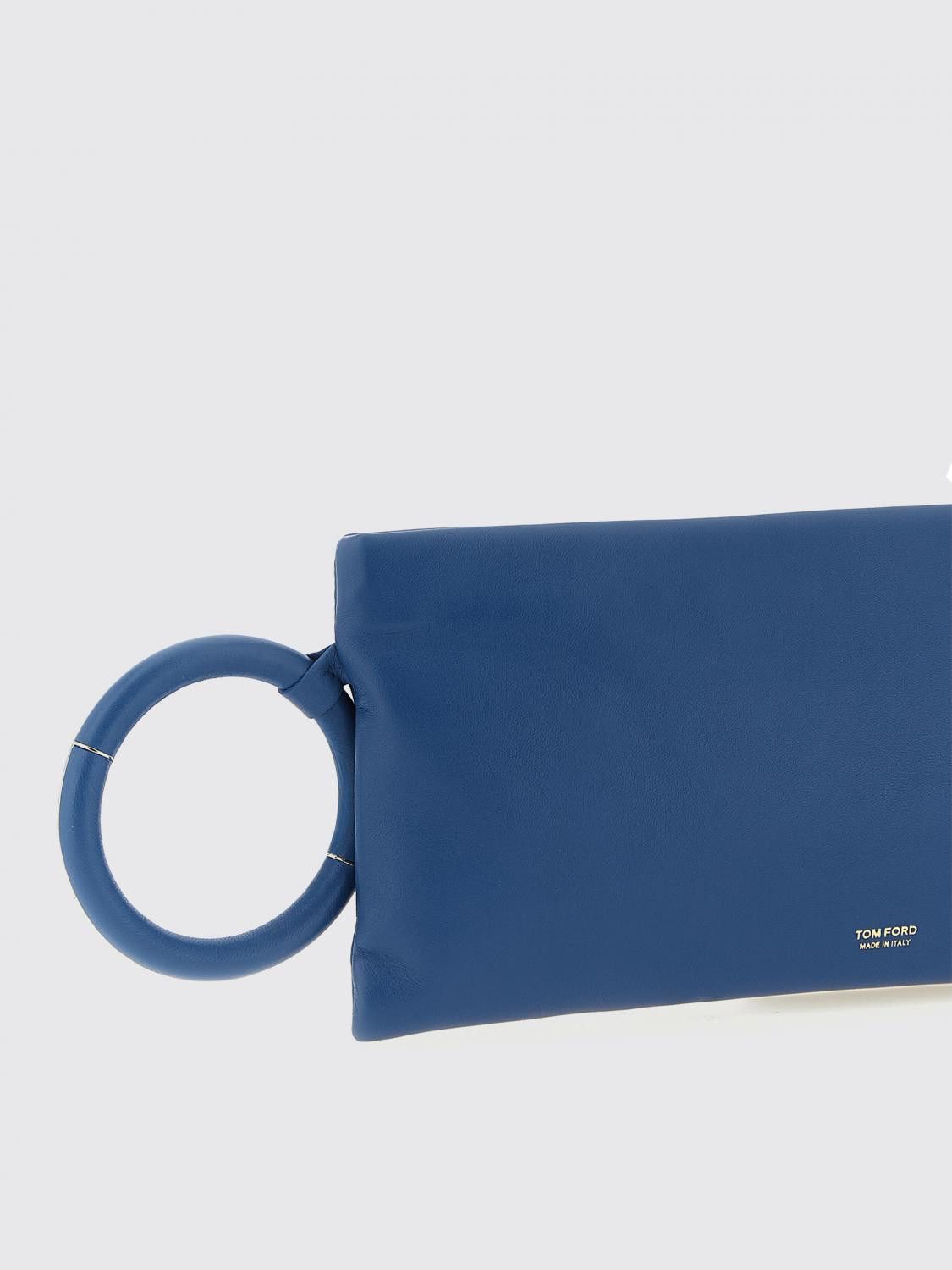 Tom Ford Tom Ford Clutch Woman Blue Size ONE SIZE - 3 Thumbnail