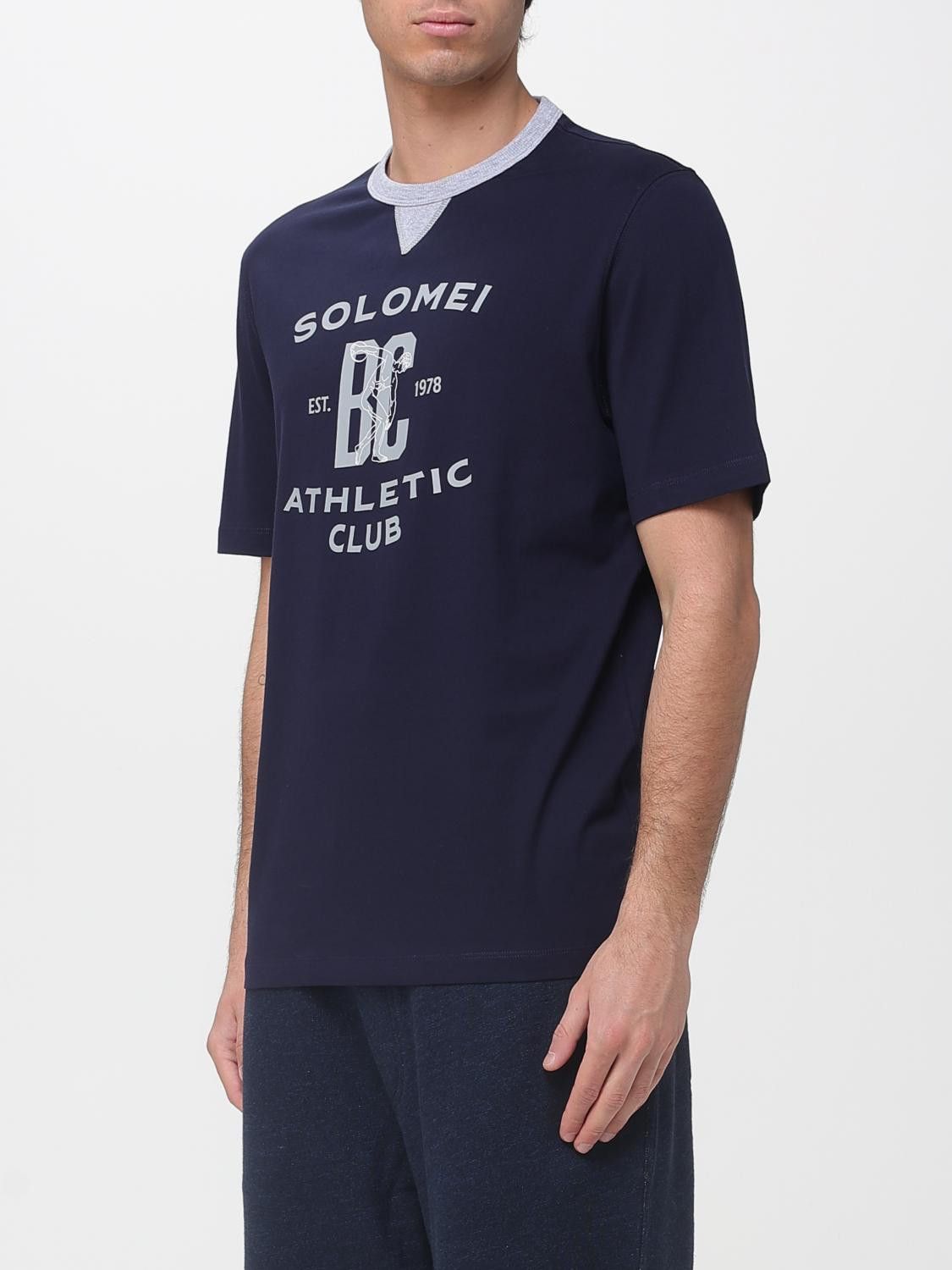 Brunello Cucinelli Brunello Cucinelli T-Shirt Men Blue Size US L / EU 52-54 / 3 - 4 Thumbnail