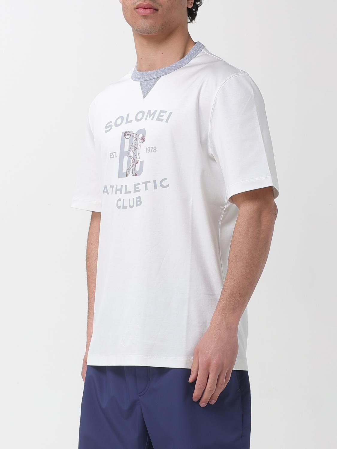 Brunello Cucinelli Brunello Cucinelli T-Shirt Men White Size US L / EU 52-54 / 3 - 4 Thumbnail