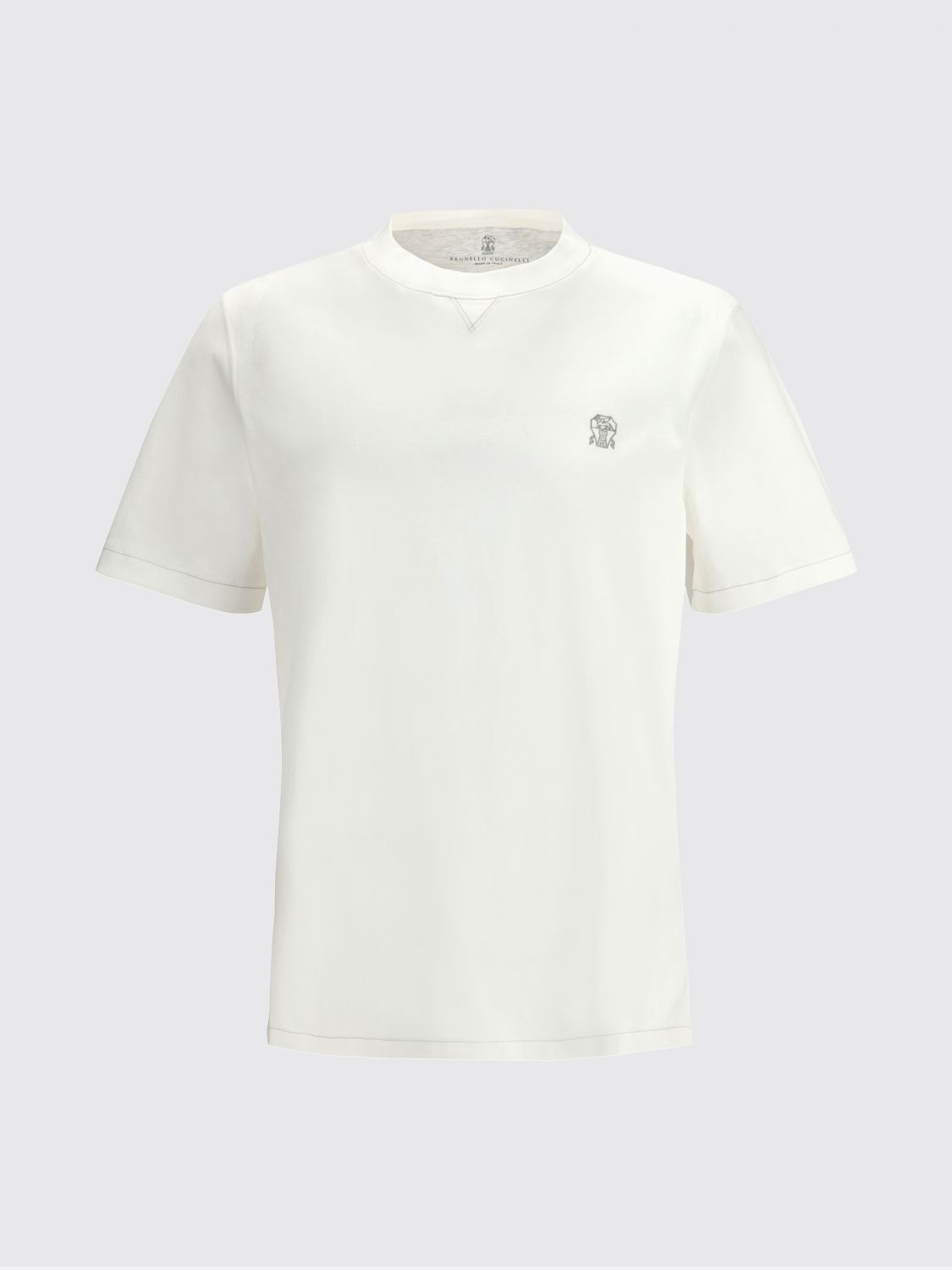 Brunello Cucinelli Brunello Cucinelli T-Shirt Men Grey 1 Size US S / EU 44-46 / 1 - 2 Thumbnail