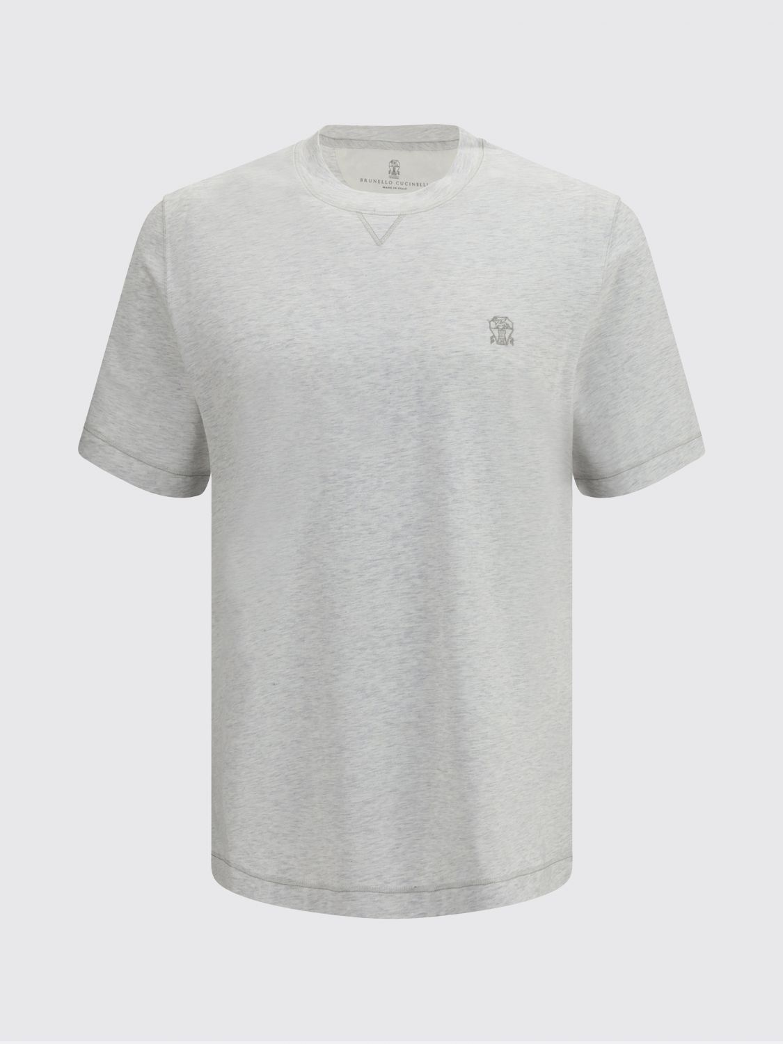 Brunello Cucinelli Brunello Cucinelli T-Shirt Men Grey Size US XS / EU 42 / 0 - 2 Thumbnail