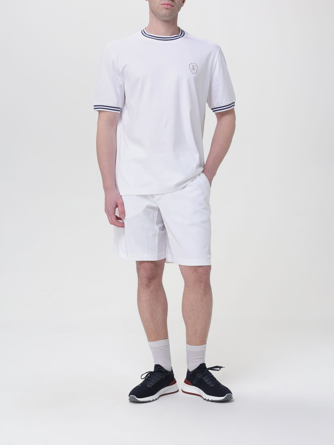 Brunello Cucinelli Brunello Cucinelli T-Shirt Men White Size US S / EU 44-46 / 1 - 2 Thumbnail