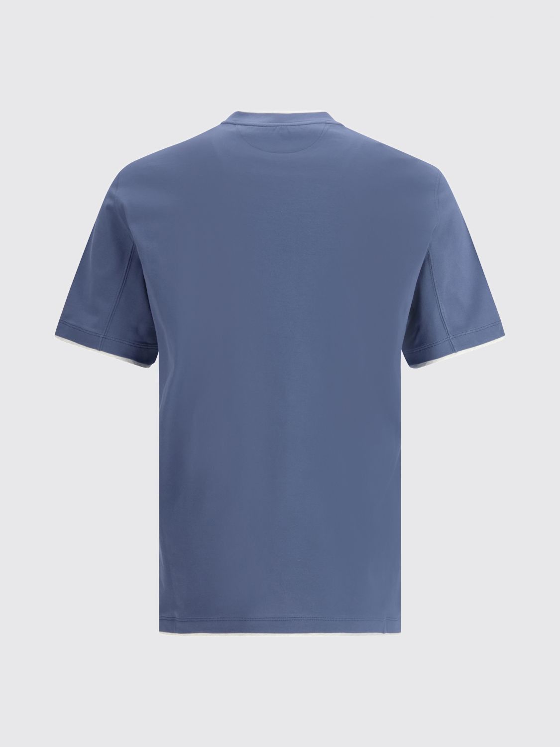 Brunello Cucinelli Brunello Cucinelli T-Shirt Men Pearl Size US XL / EU 56 / 4 - 3 Thumbnail
