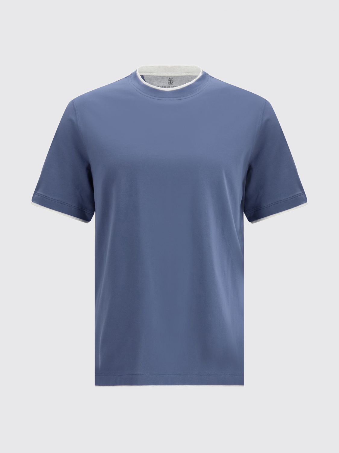 Brunello Cucinelli Brunello Cucinelli T-Shirt Men Pearl Size US XL / EU 56 / 4 - 2 Thumbnail