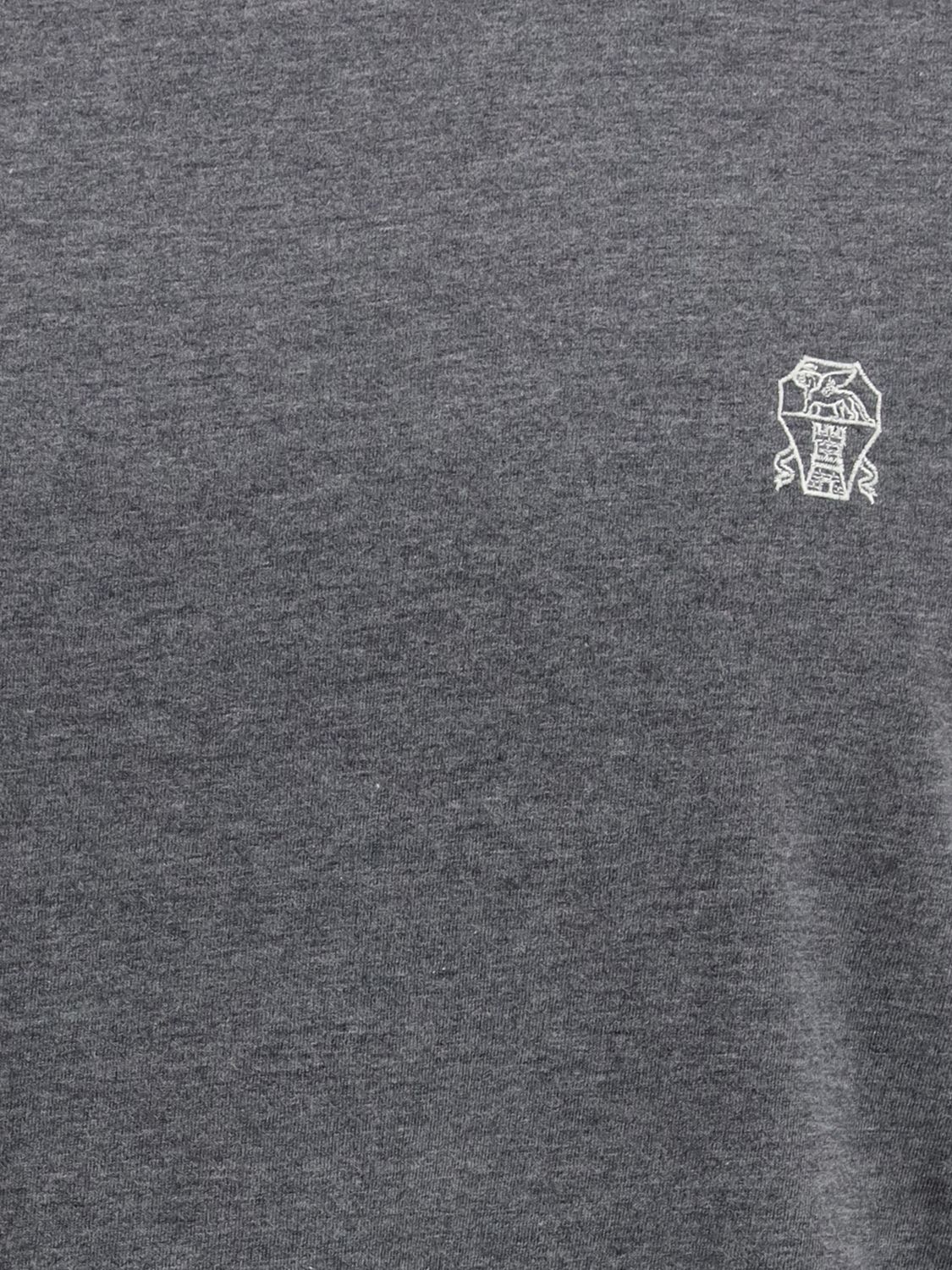 Brunello Cucinelli Brunello Cucinelli T-Shirt Men Lead Size US XS / EU 42 / 0 - 4 Thumbnail