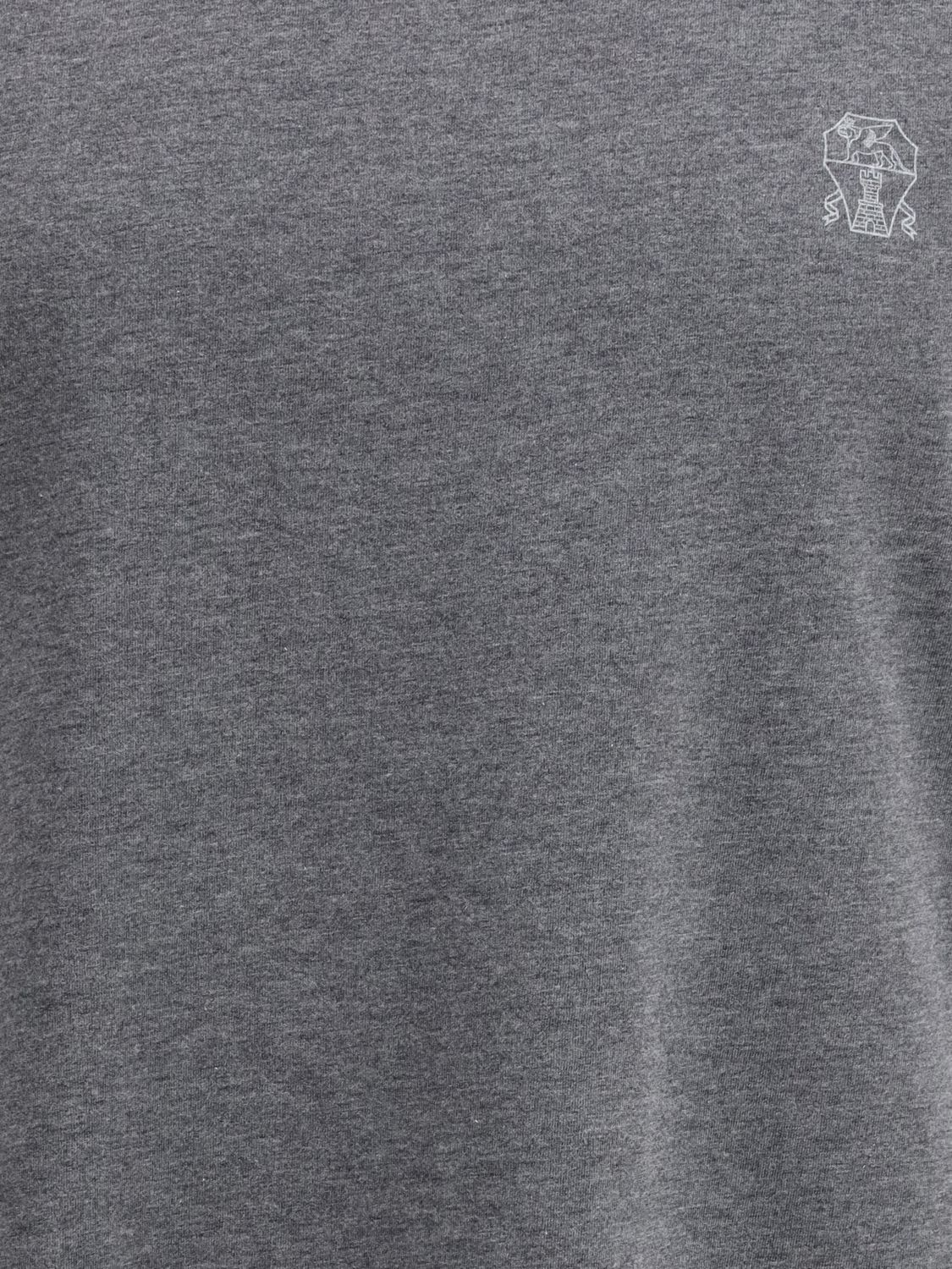 Brunello Cucinelli Brunello Cucinelli T-Shirt Men Lead Size US XS / EU 42 / 0 - 4 Thumbnail