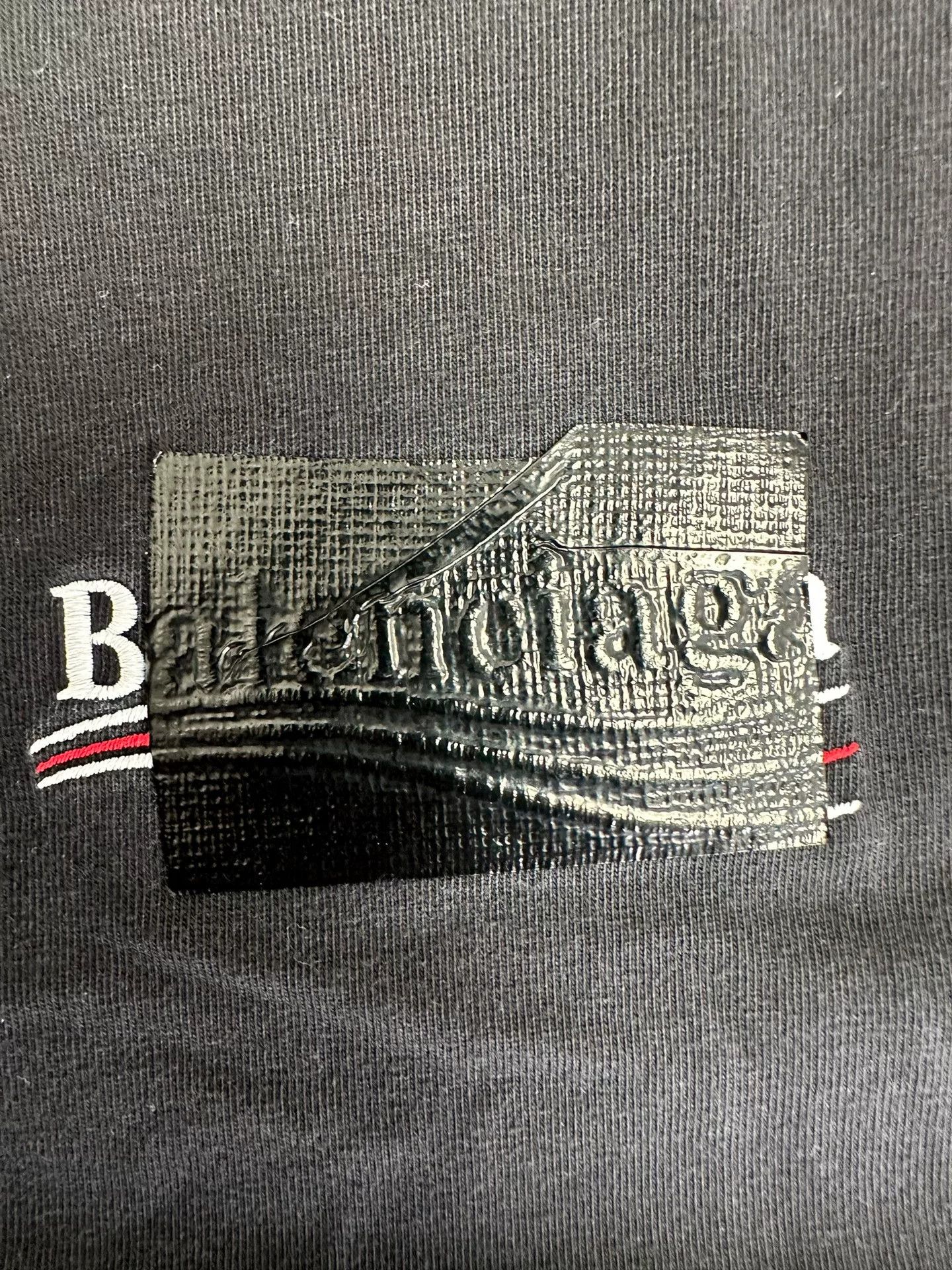 Balenciaga Balenciaga Gaffer Tape Logo T-Shirt XS Size US XS / EU 42 / 0 - 4 Thumbnail
