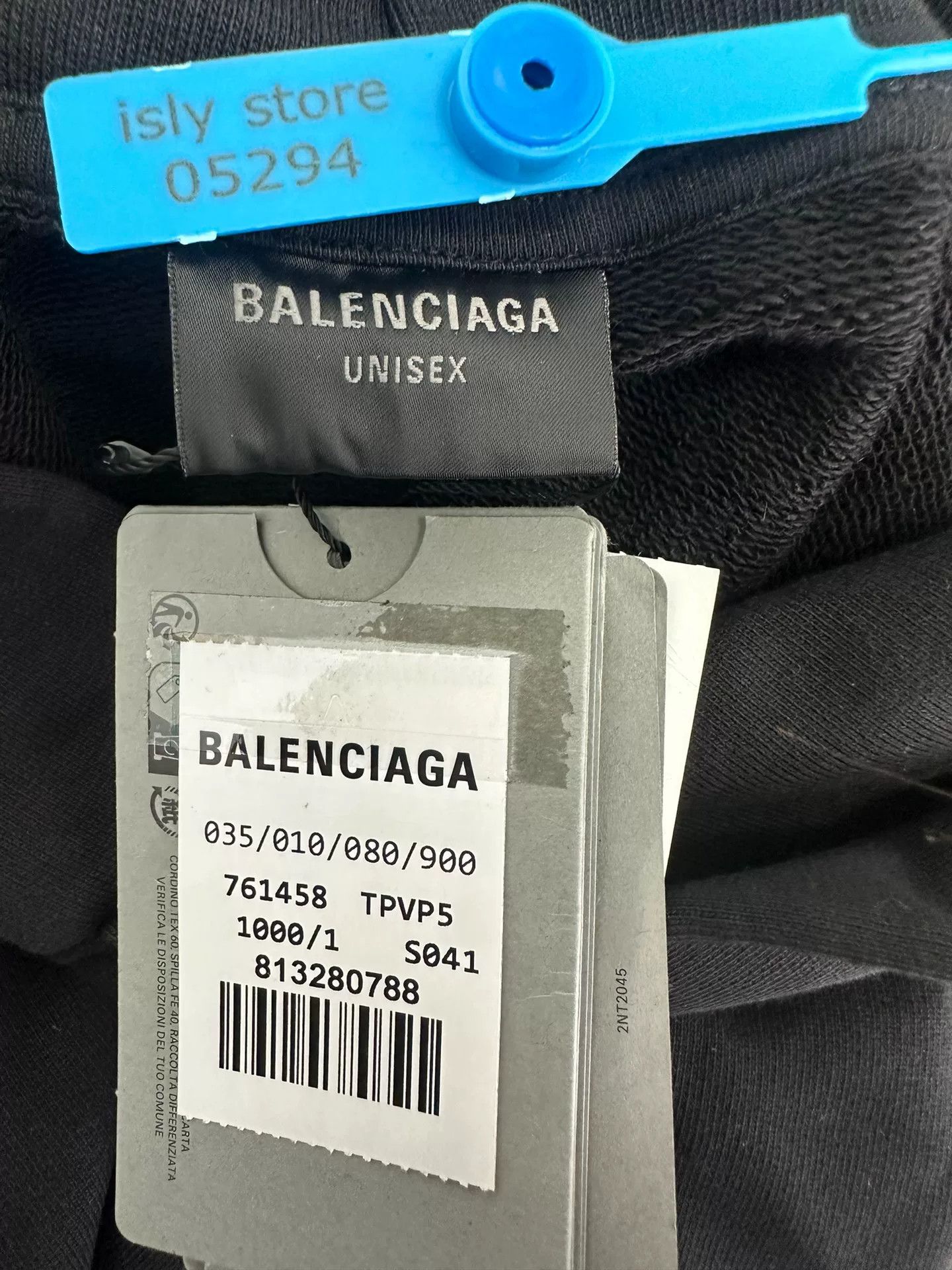 Balenciaga Balenciaga Rhinestone Logo Hoodie Black Size 1 Size US S / EU 44-46 / 1 - 5 Thumbnail