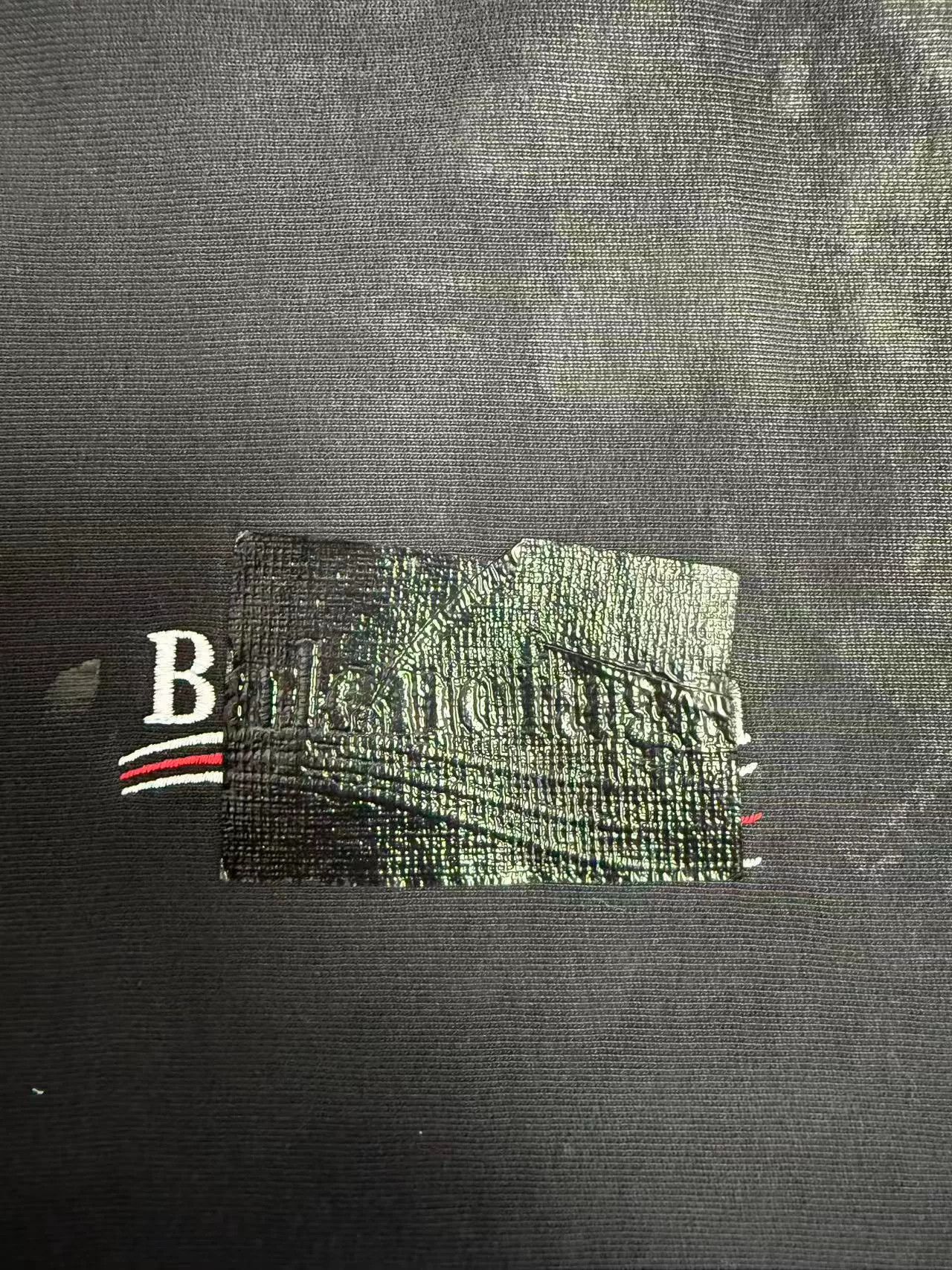 Balenciaga Balenciaga Tie-Dye Flag Logo Zip Hoodie M Size US M / EU 48-50 / 2 - 4 Thumbnail