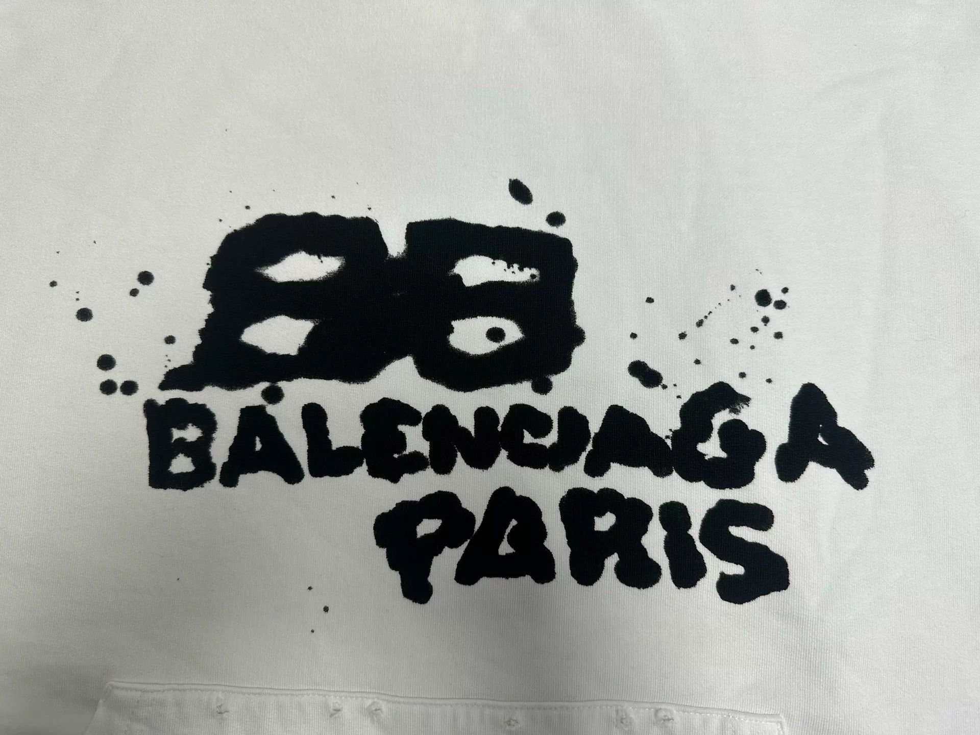 Balenciaga Balenciaga BB Paris Logo Hoodie White XS Size US XS / EU 42 / 0 - 4 Thumbnail
