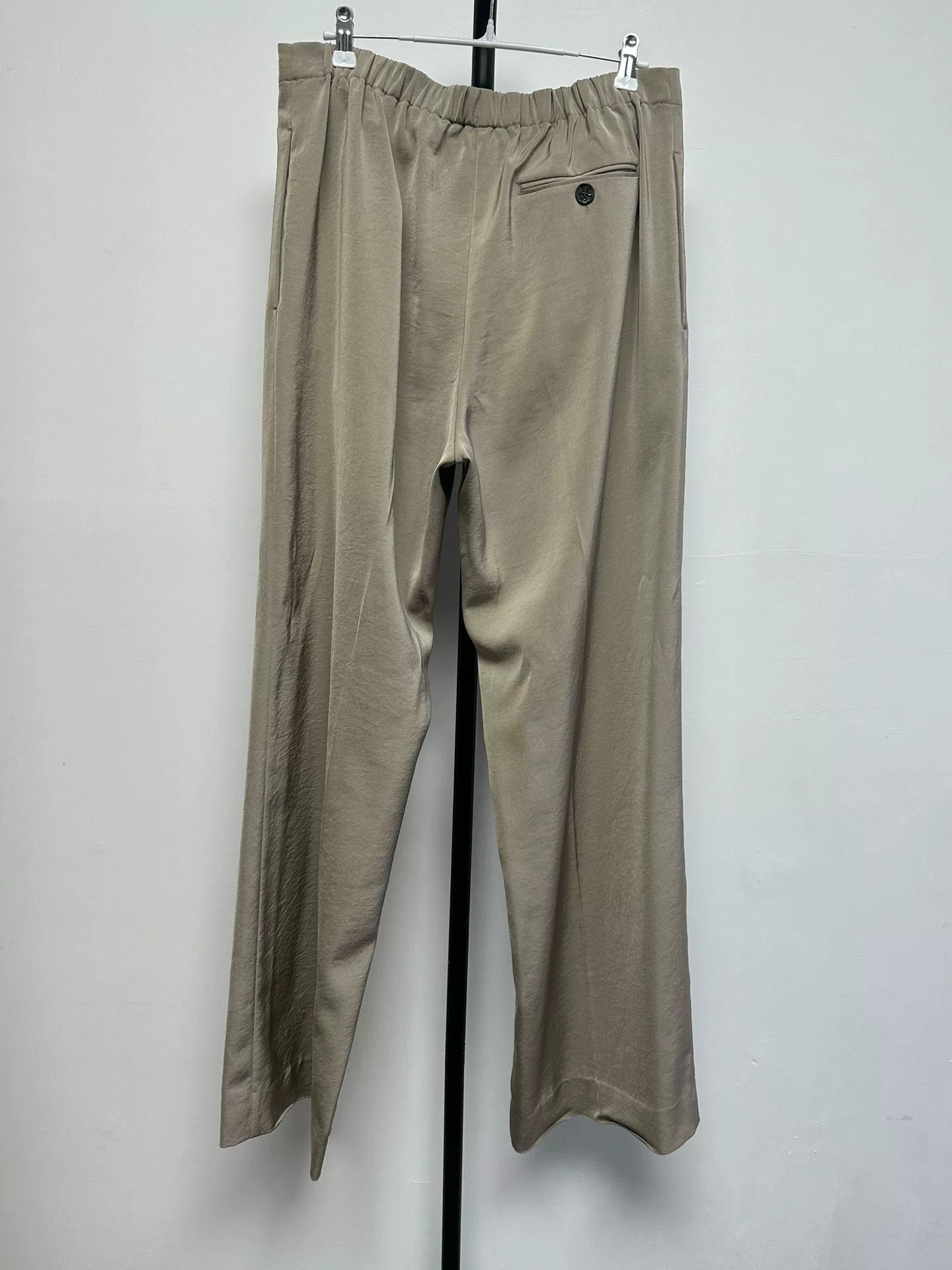 Acne Studios Acne Studios Khaki Straight Leg Trousers 38 Size 27" / US 4 / IT 40 - 3 Thumbnail