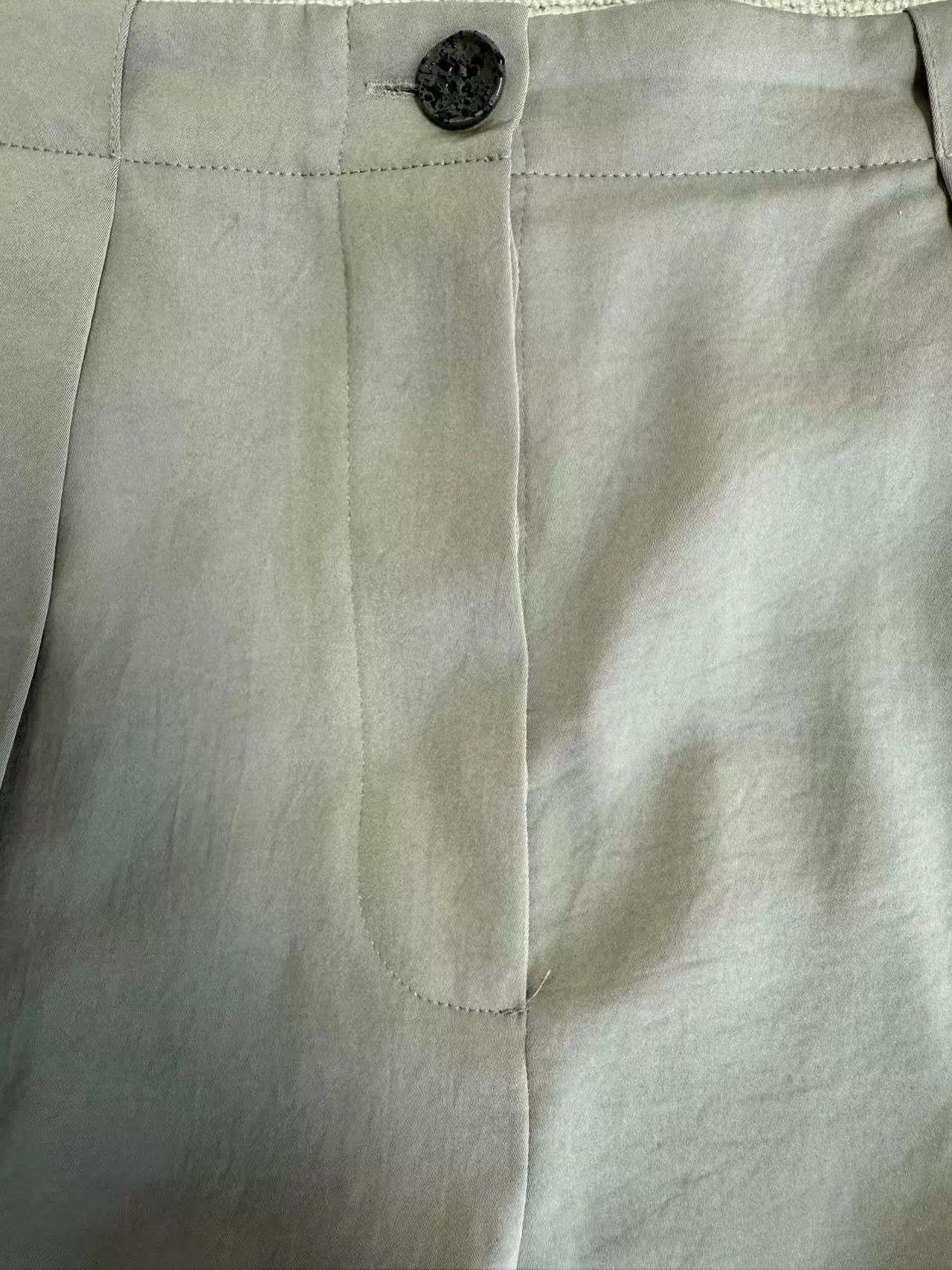 Acne Studios Acne Studios Khaki Straight Leg Trousers 38 Size 27" / US 4 / IT 40 - 4 Thumbnail