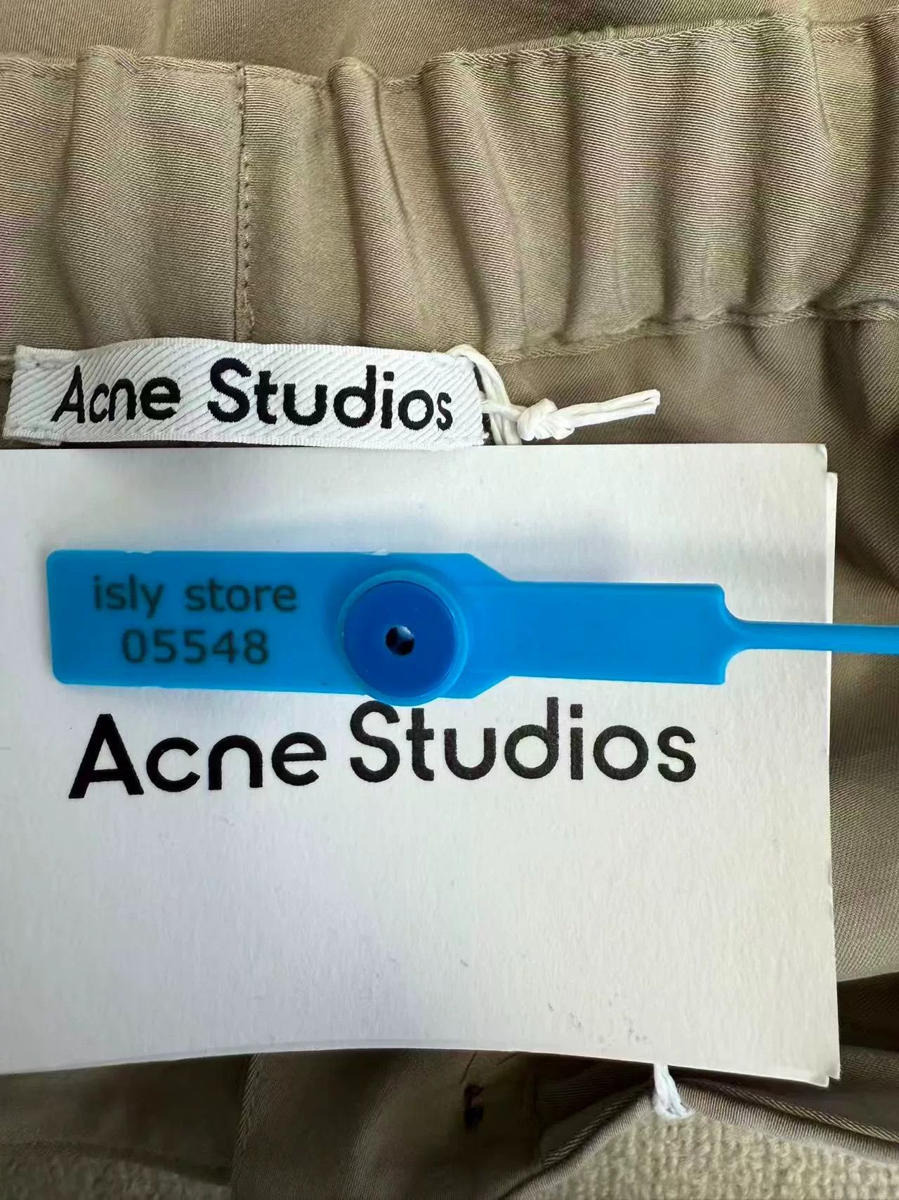 Acne Studios Acne Studios Khaki Straight Leg Trousers 38 Size 27" / US 4 / IT 40 - 5 Thumbnail