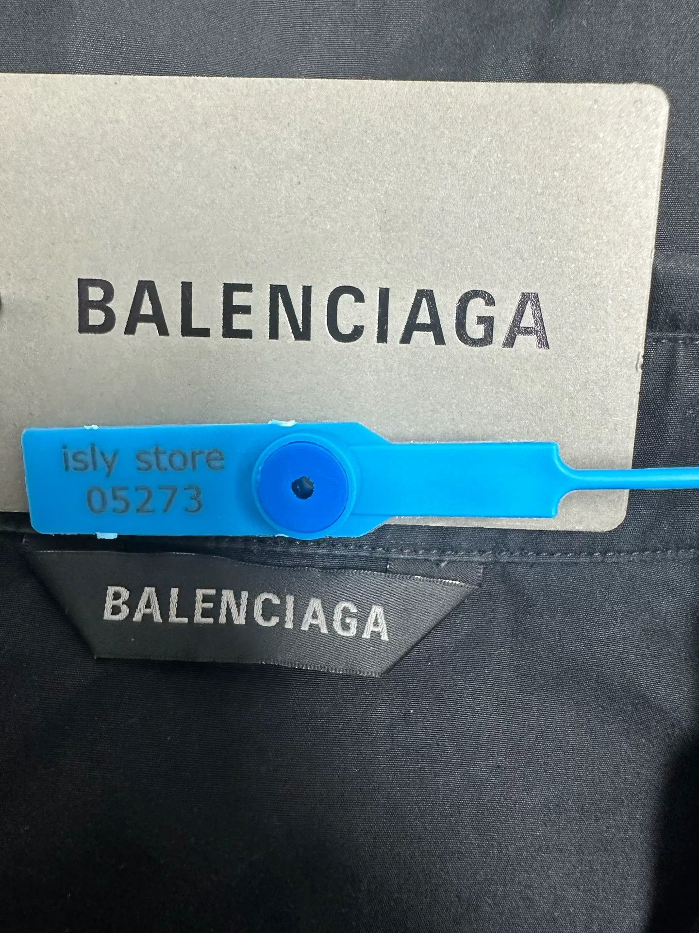 Balenciaga Balenciaga Back Logo Print Short Sleeve Shirt 39 Size US M / EU 48-50 / 2 - 5 Thumbnail