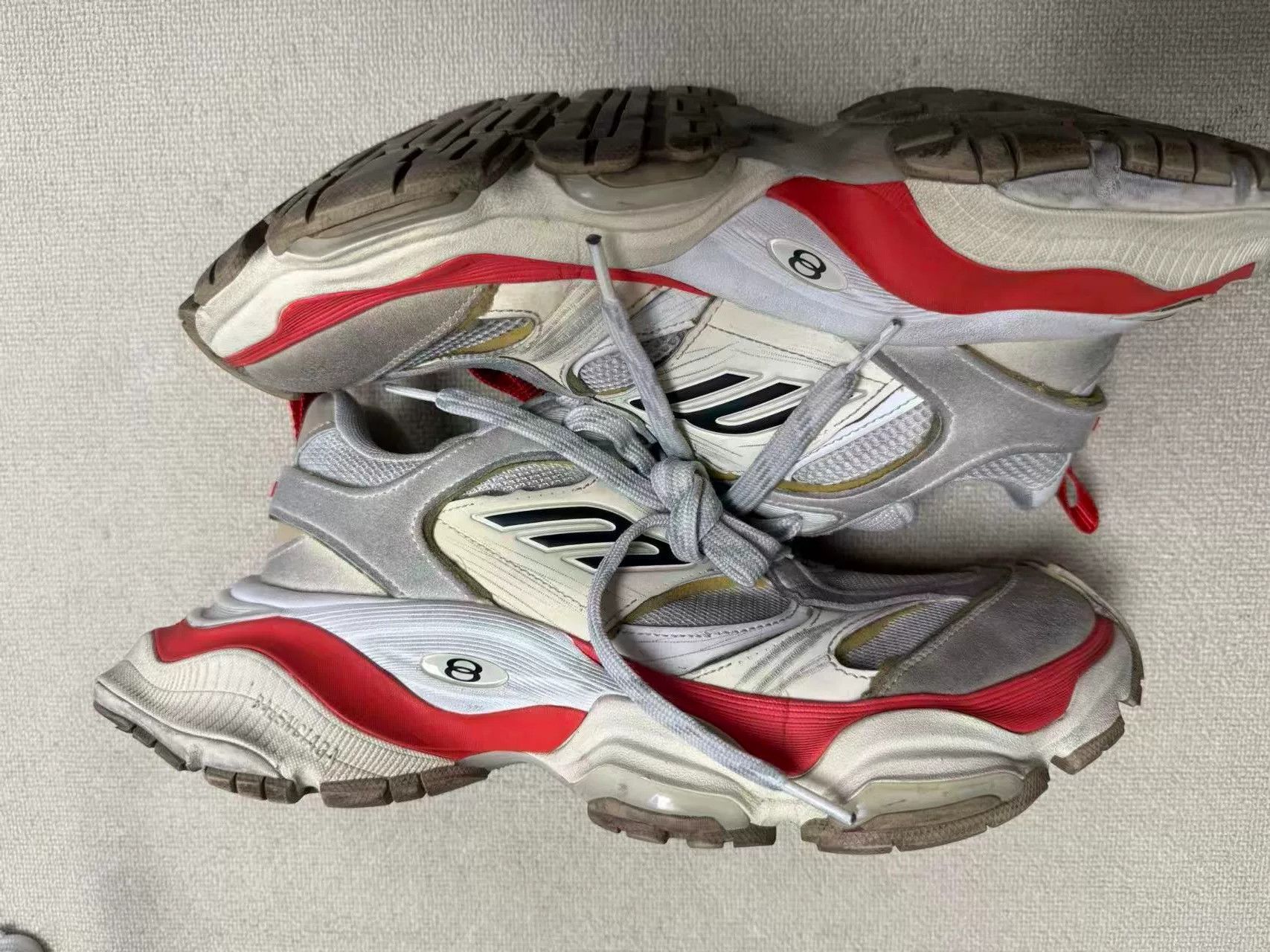 Balenciaga Balenciaga Cargo Multi-Color Low-Top Sneakers 42 Size US 9 / EU 42 - 4 Thumbnail