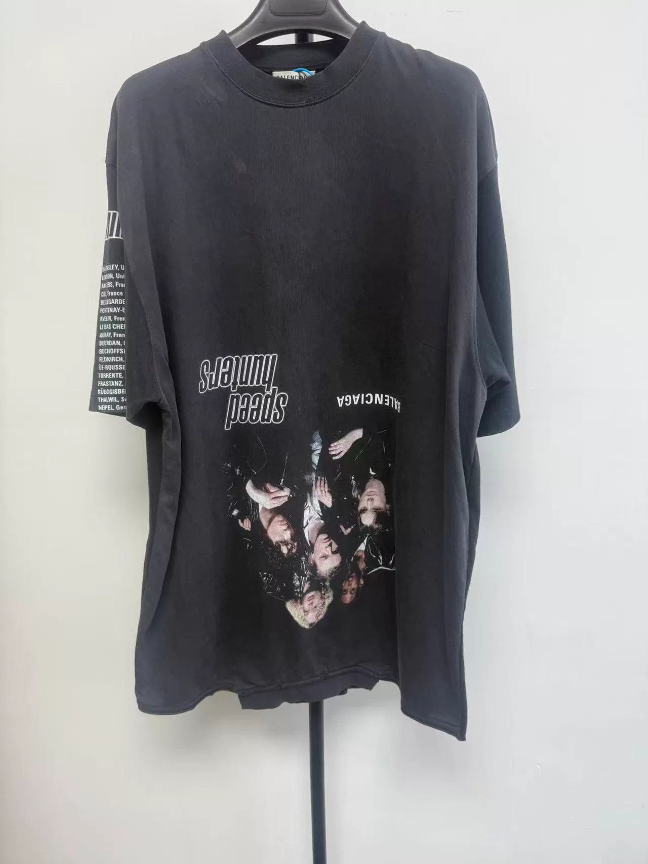 Balenciaga Balenciaga Speed Hunters Inverted Print T-Shirt Size 3 Size US L / EU 52-54 / 3 - 2 Thumbnail