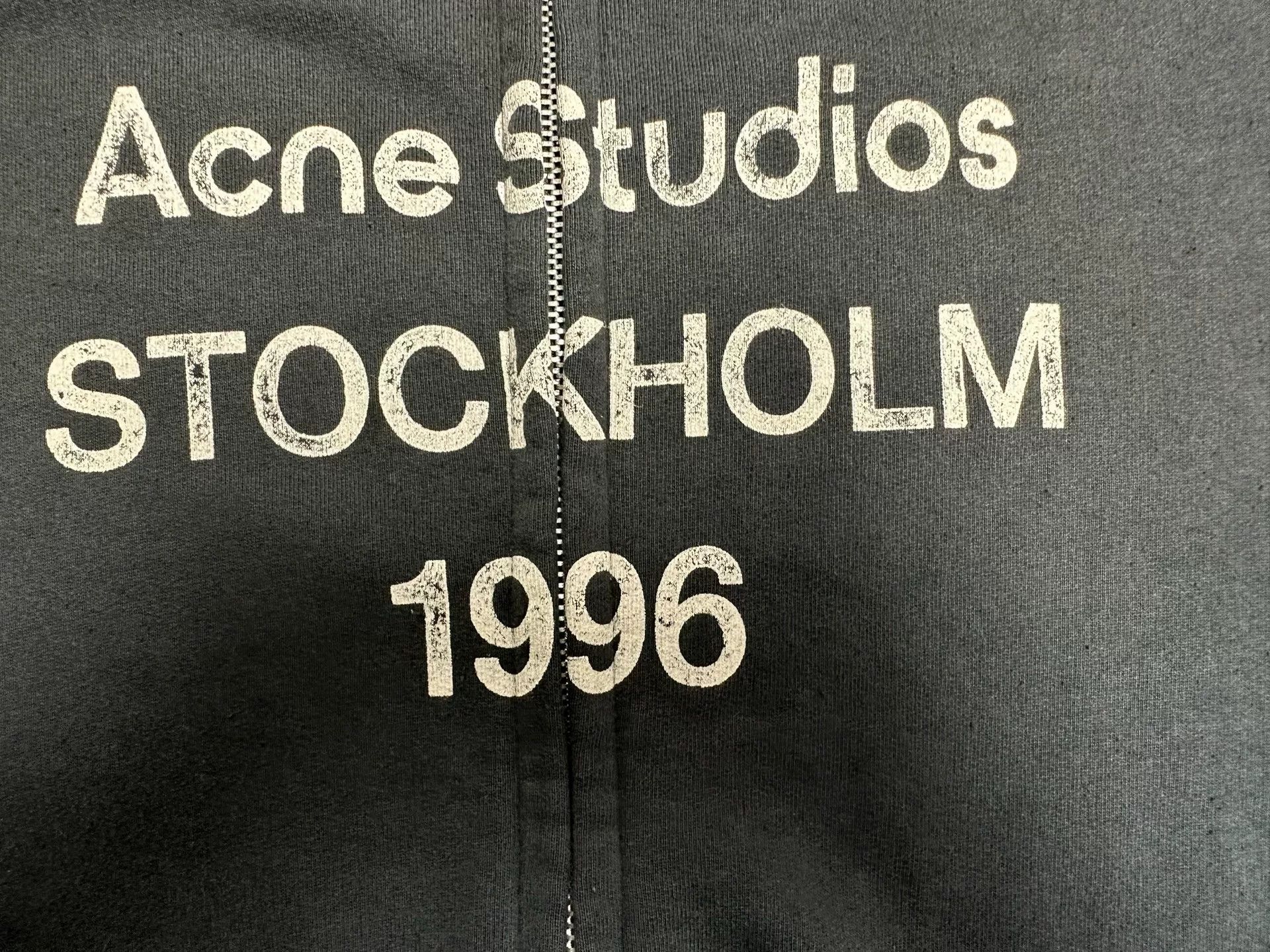 Acne Studios Acne Studios Stockholm 1996 Logo Zip Sweatshirt XL Size US XL / EU 56 / 4 - 4 Thumbnail
