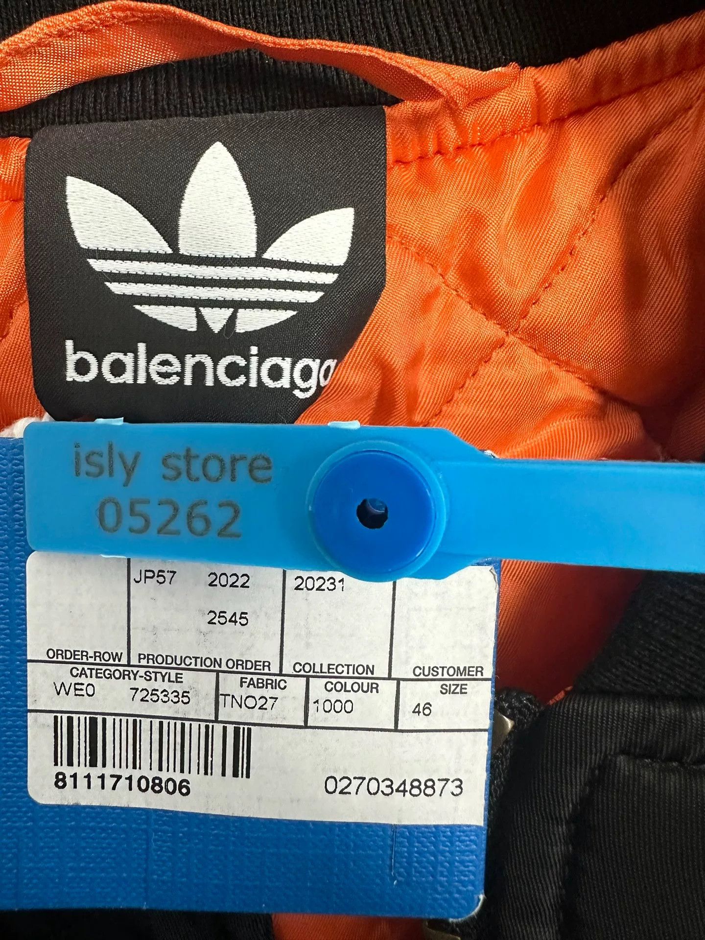 Balenciaga Balenciaga x Adidas Striped Bomber Jacket 46 Size US S / EU 44-46 / 1 - 6 Thumbnail