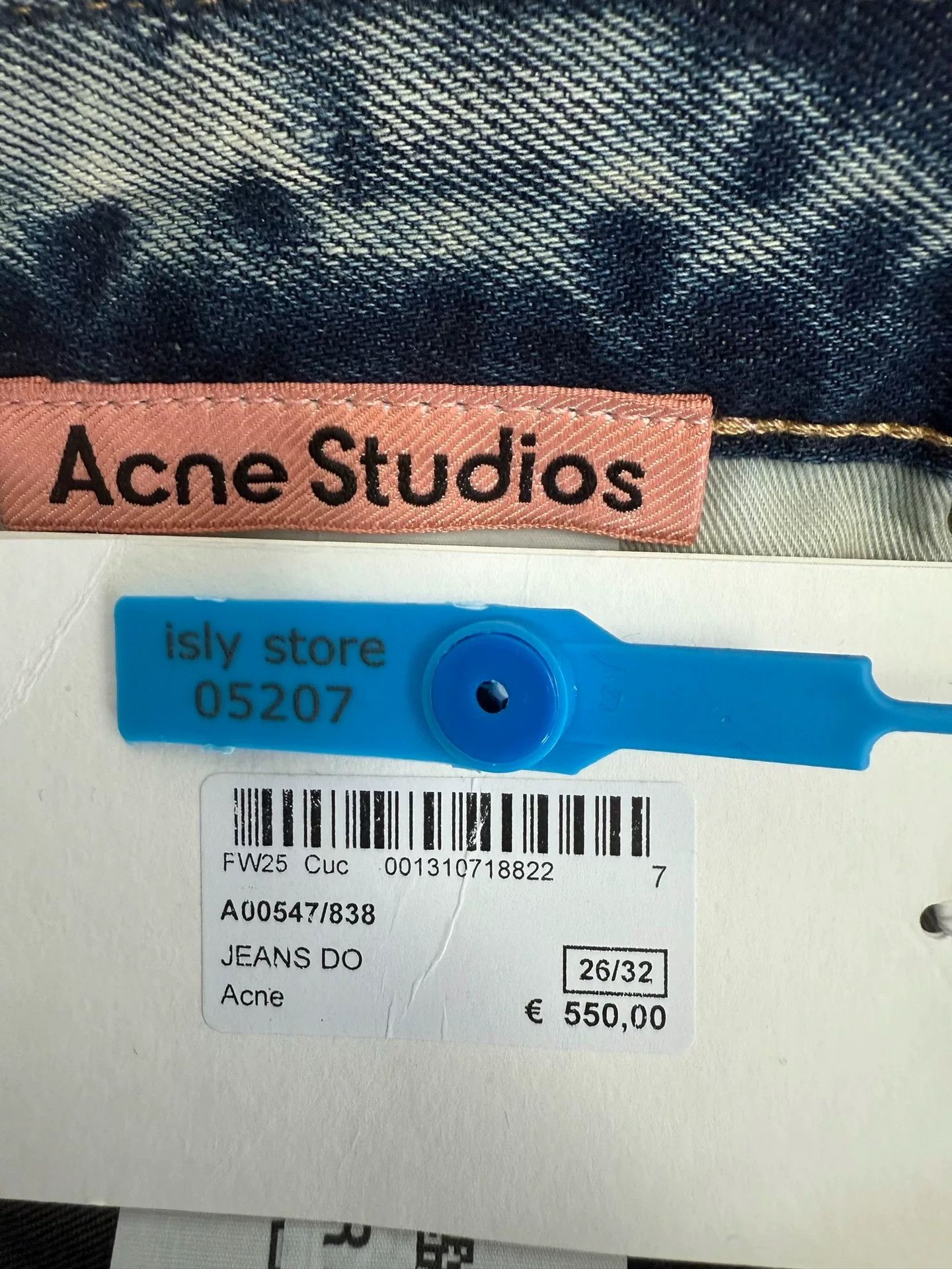 Acne Studios Acne Studios Washed Blue Rocka Denim Size 26 Size US 26 / EU 42 - 6 Thumbnail