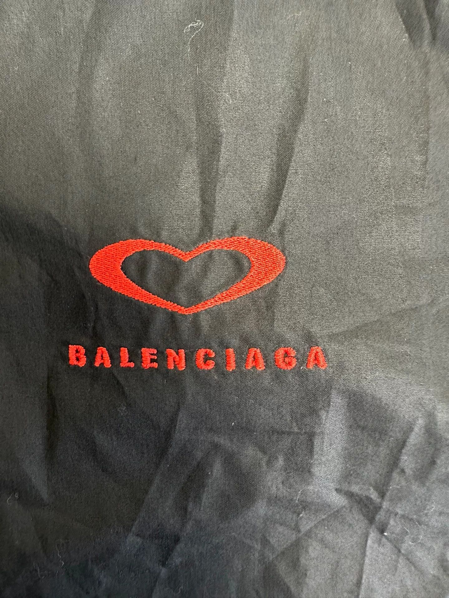 Balenciaga Balenciaga Heart Logo Short Sleeve Shirt US M Size US M / EU 48-50 / 2 - 4 Thumbnail
