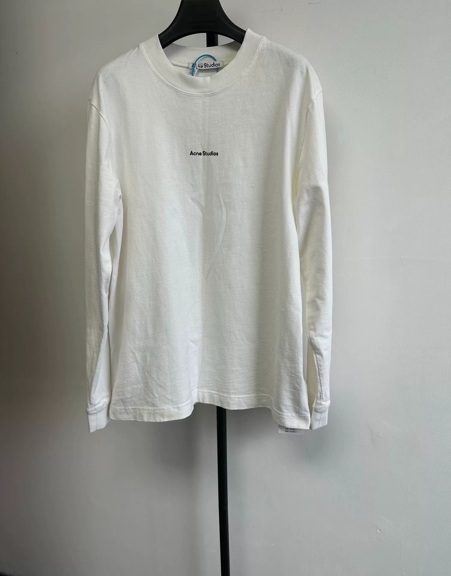 Acne Studios Acne Studios Logo Long Sleeve T-Shirt XS Size US XS / EU 42 / 0 - 2 Thumbnail