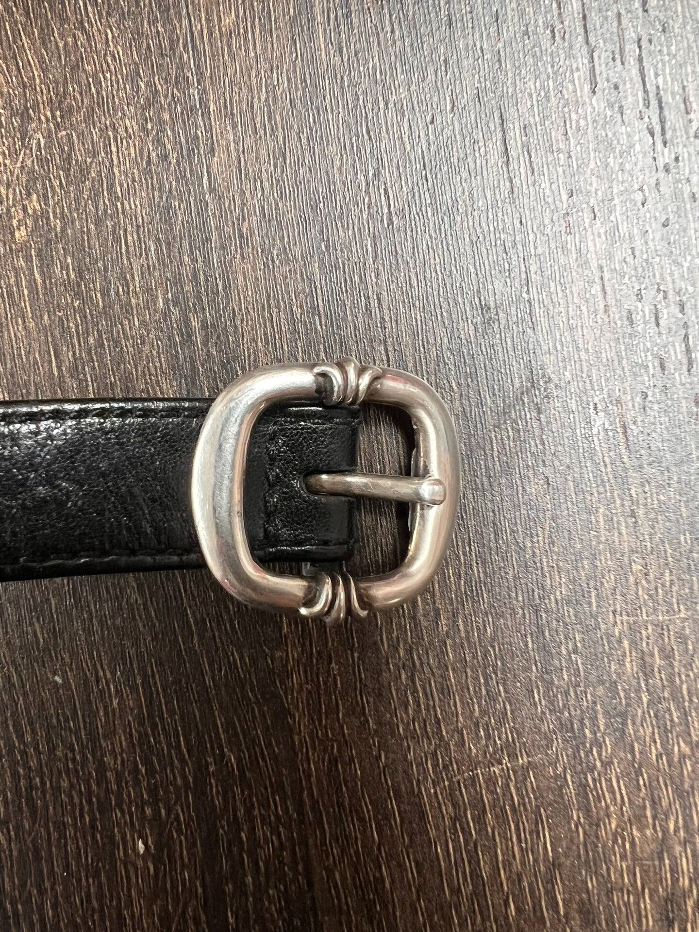 Chrome Hearts Chrome Hearts Silver Scroll Leather Bracelet 9 Size ONE SIZE - 5 Thumbnail