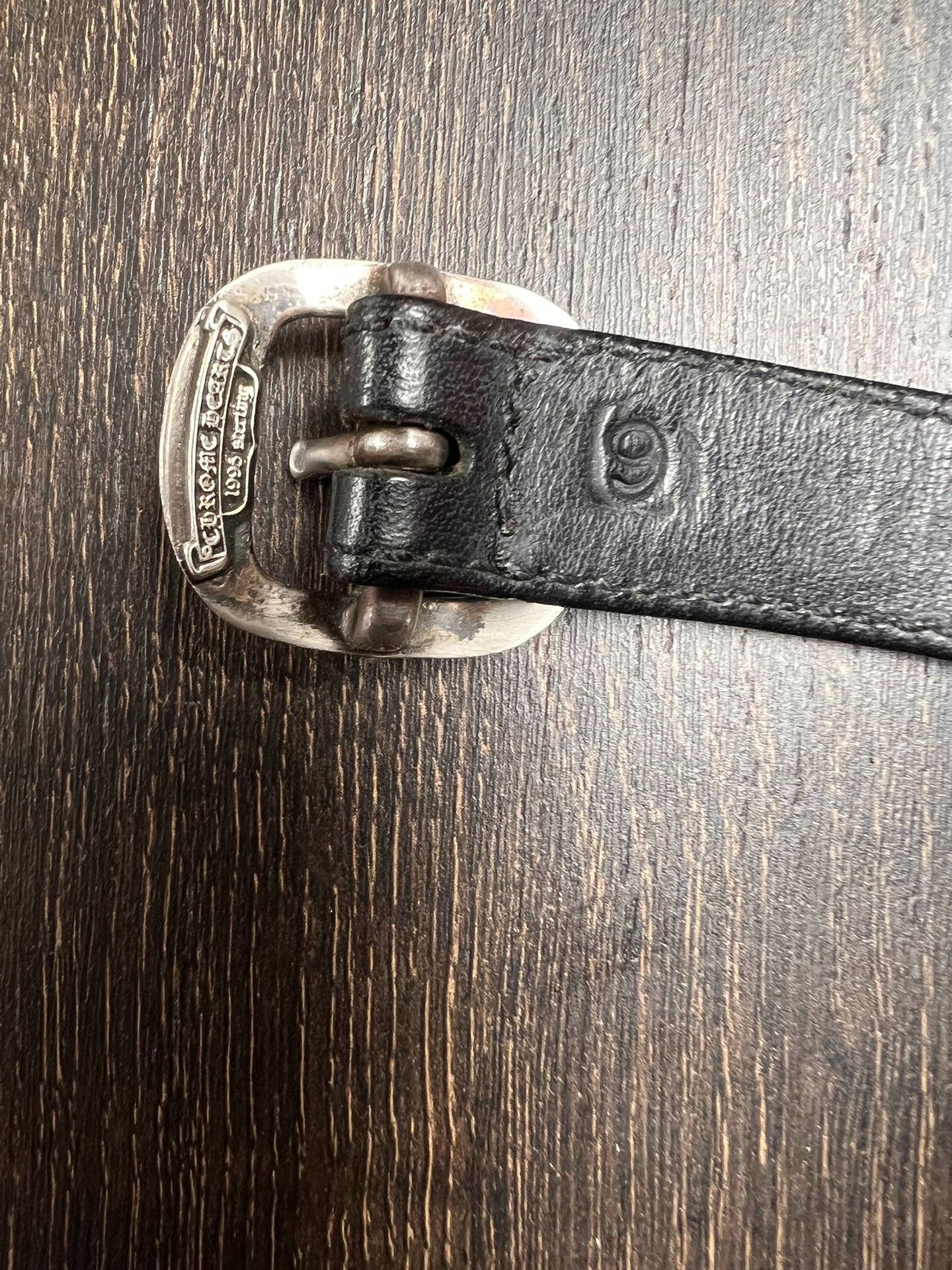Chrome Hearts Chrome Hearts Silver Scroll Leather Bracelet 9 Size ONE SIZE - 6 Thumbnail