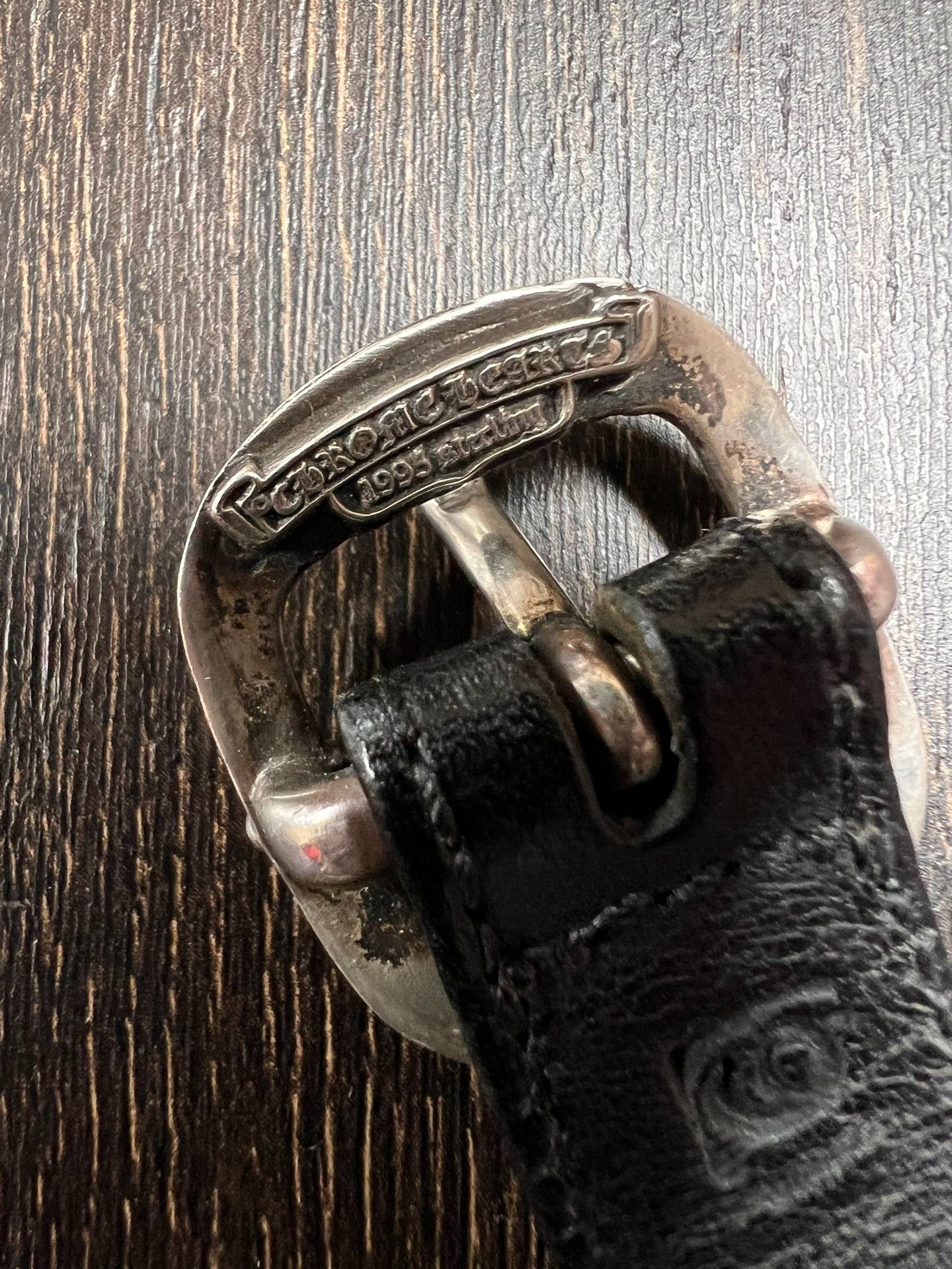 Chrome Hearts Chrome Hearts Silver Scroll Leather Bracelet 9 Size ONE SIZE - 7 Thumbnail