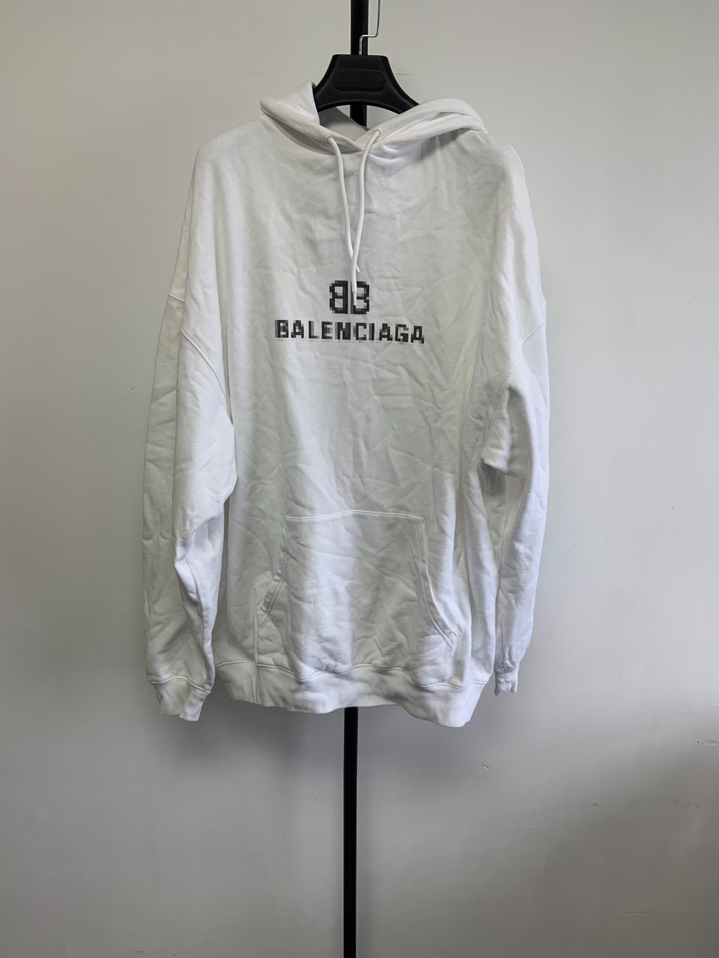 Balenciaga Balenciaga Pixel Logo Hoodie Size XS Size US XS / EU 42 / 0 - 2 Thumbnail
