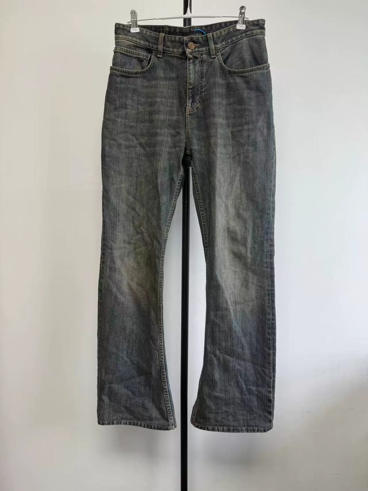 Balenciaga Balenciaga Dark Wash Logo Denim Jeans Size S Size US 30 / EU 46 - 2 Thumbnail