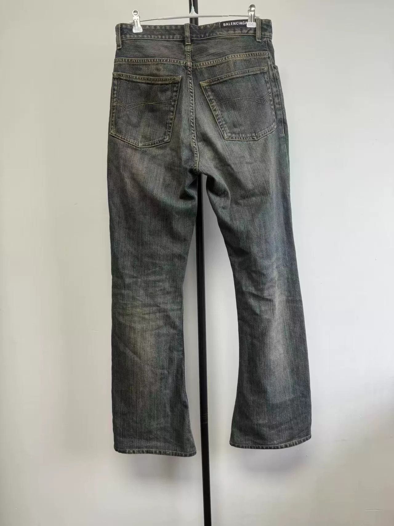 Balenciaga Balenciaga Dark Wash Logo Denim Jeans Size S Size US 30 / EU 46 - 3 Thumbnail