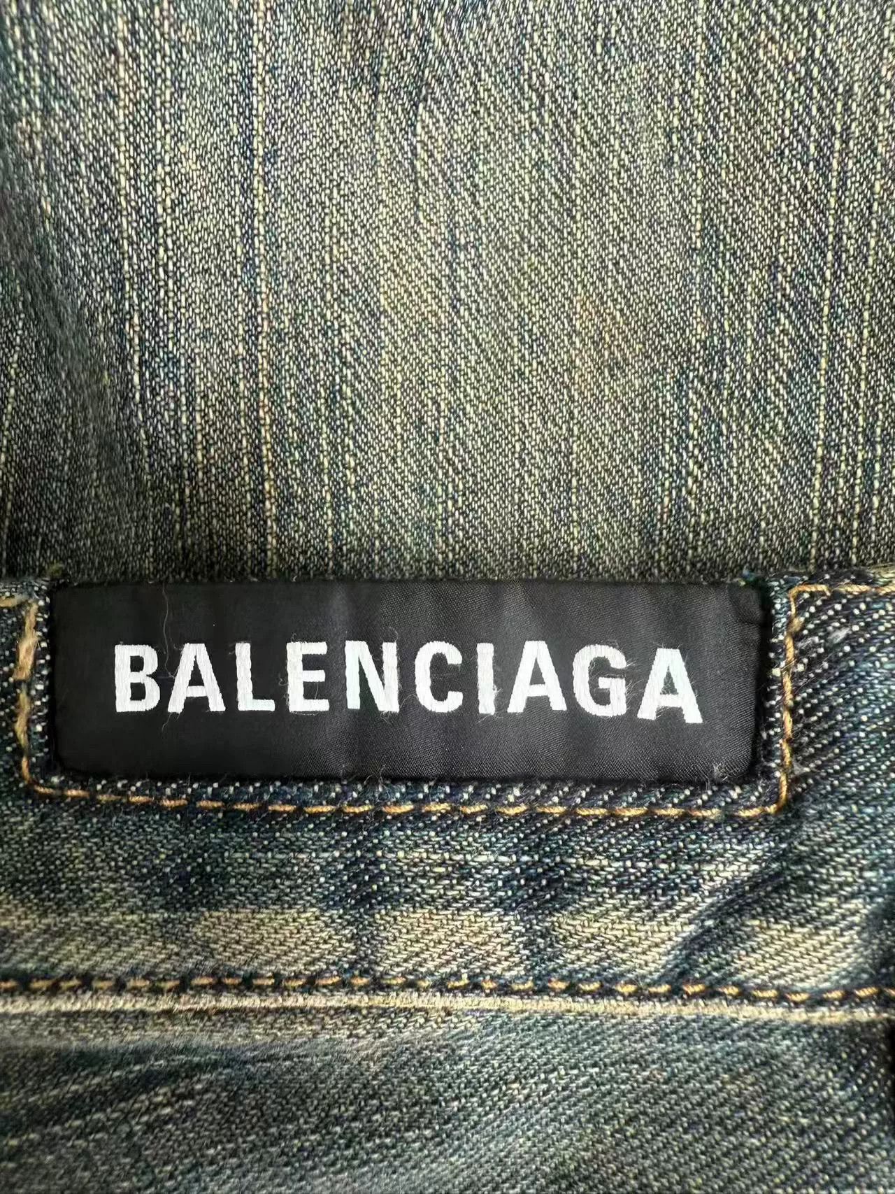 Balenciaga Balenciaga Dark Wash Logo Denim Jeans Size S Size US 30 / EU 46 - 4 Thumbnail