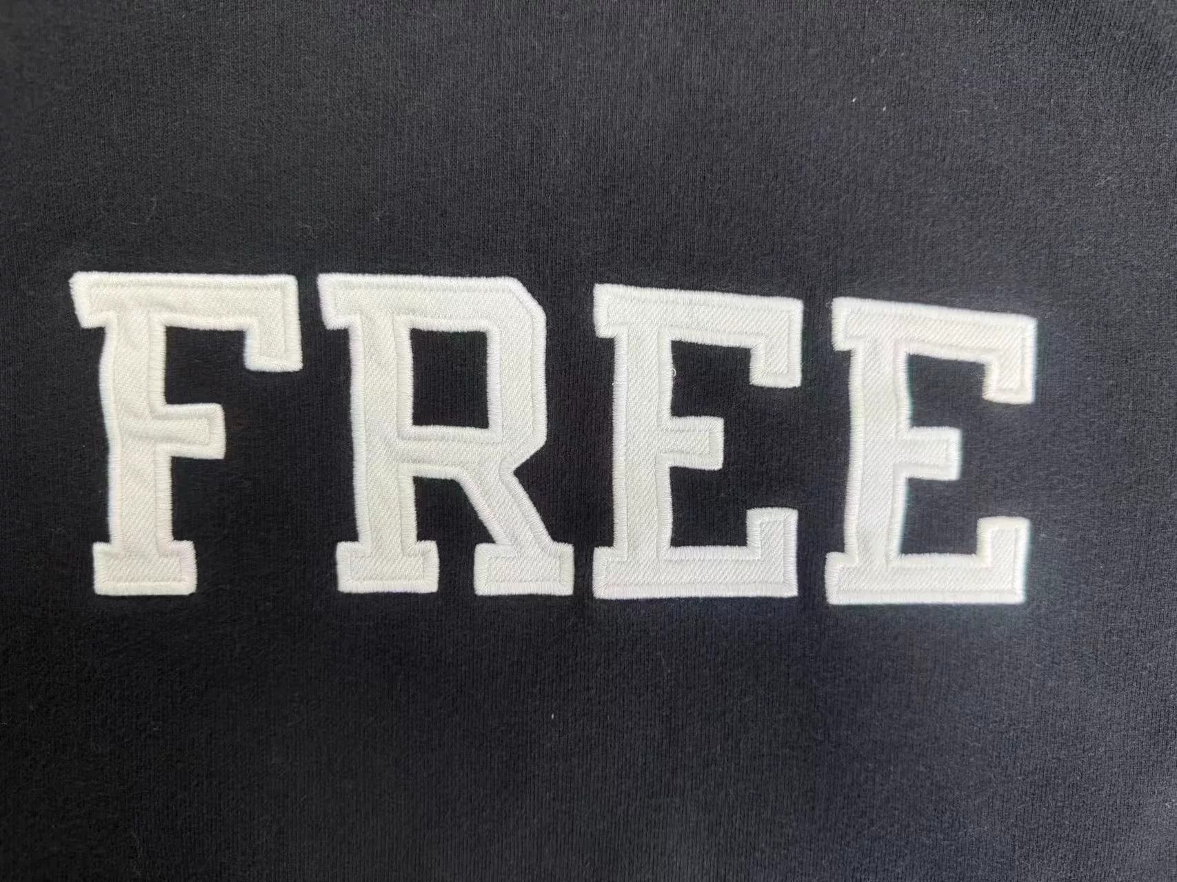 Balenciaga Balenciaga FREE Embroidered Hoodie XL Size US XL / EU 56 / 4 - 4 Thumbnail