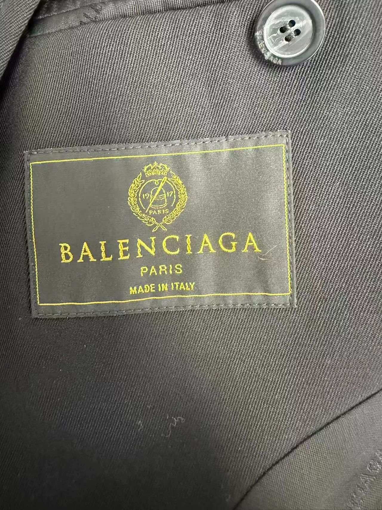 Balenciaga Balenciaga Solid Black Blazer Size 36R Size 36R - 4 Thumbnail