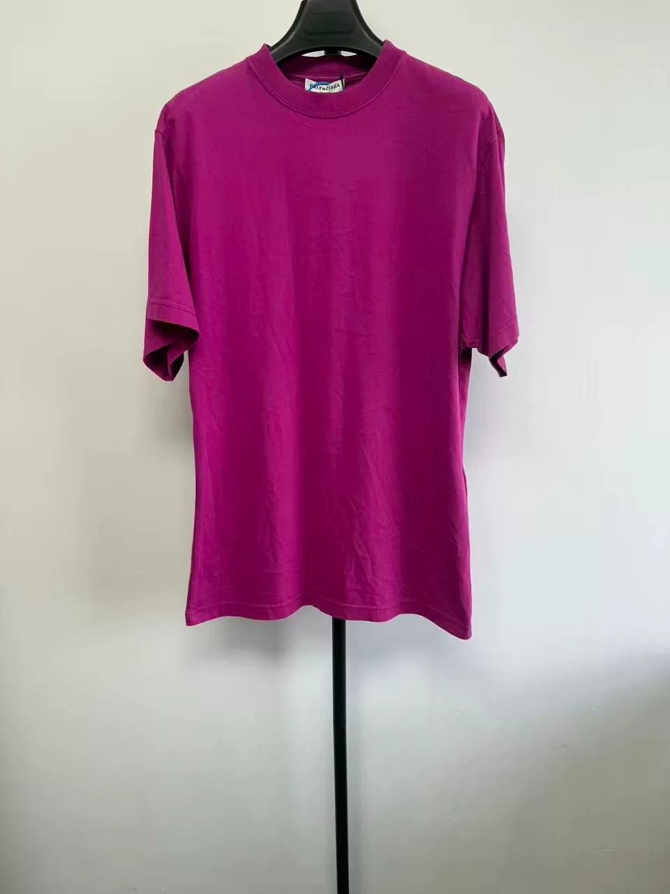 Balenciaga Balenciaga Magenta Unifit Logo T-Shirt 1 Size US S / EU 44-46 / 1 - 2 Thumbnail