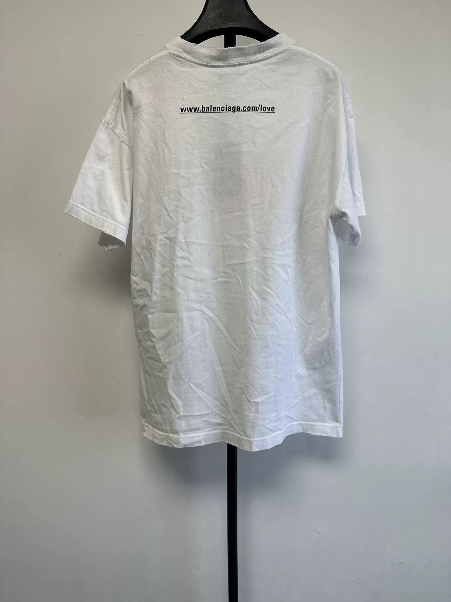 Balenciaga Balenciaga I Love U Print T-Shirt Size S Size US S / EU 44-46 / 1 - 3 Thumbnail