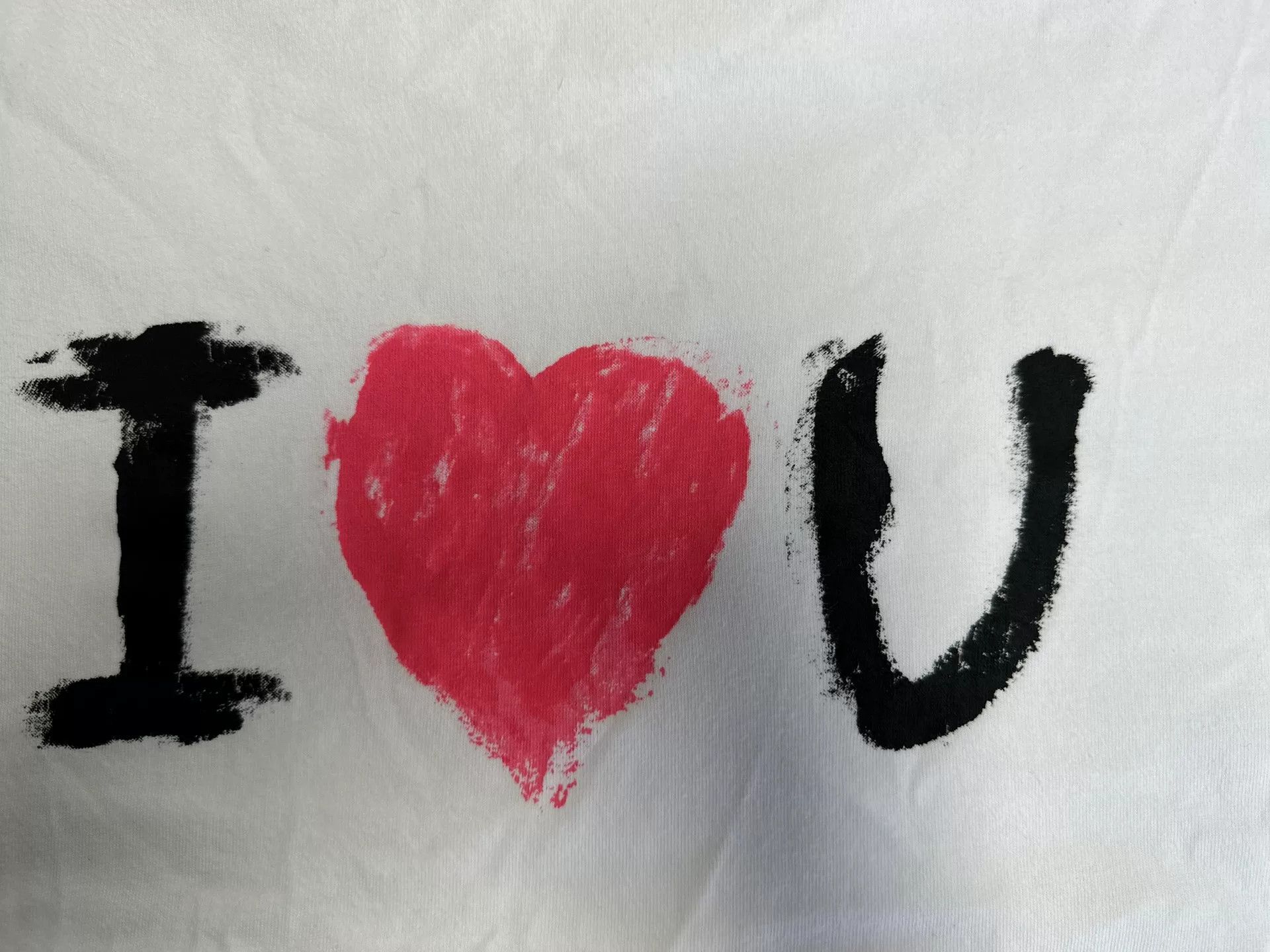 Balenciaga Balenciaga I Love U Print T-Shirt Size S Size US S / EU 44-46 / 1 - 4 Thumbnail