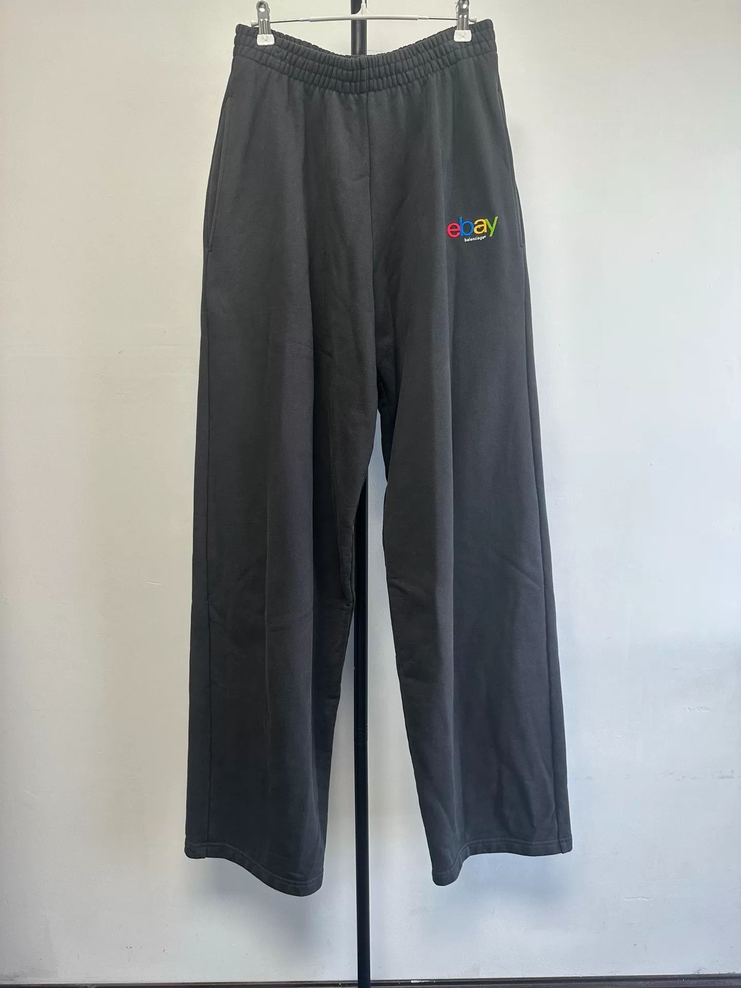 Balenciaga Balenciaga eBay Logo Sweatpants XS Size US 28 / EU 44 - 2 Thumbnail