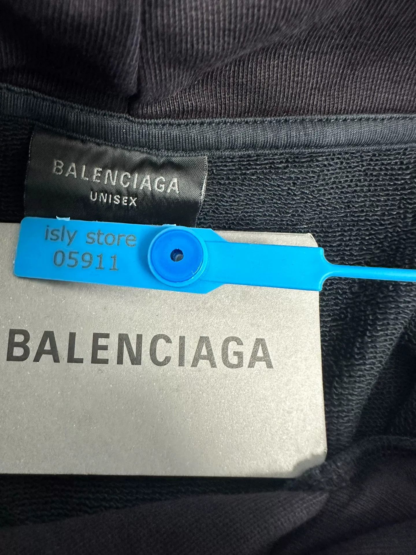 Balenciaga Balenciaga Black Round Hoodie Size 2 Size US M / EU 48-50 / 2 - 5 Thumbnail