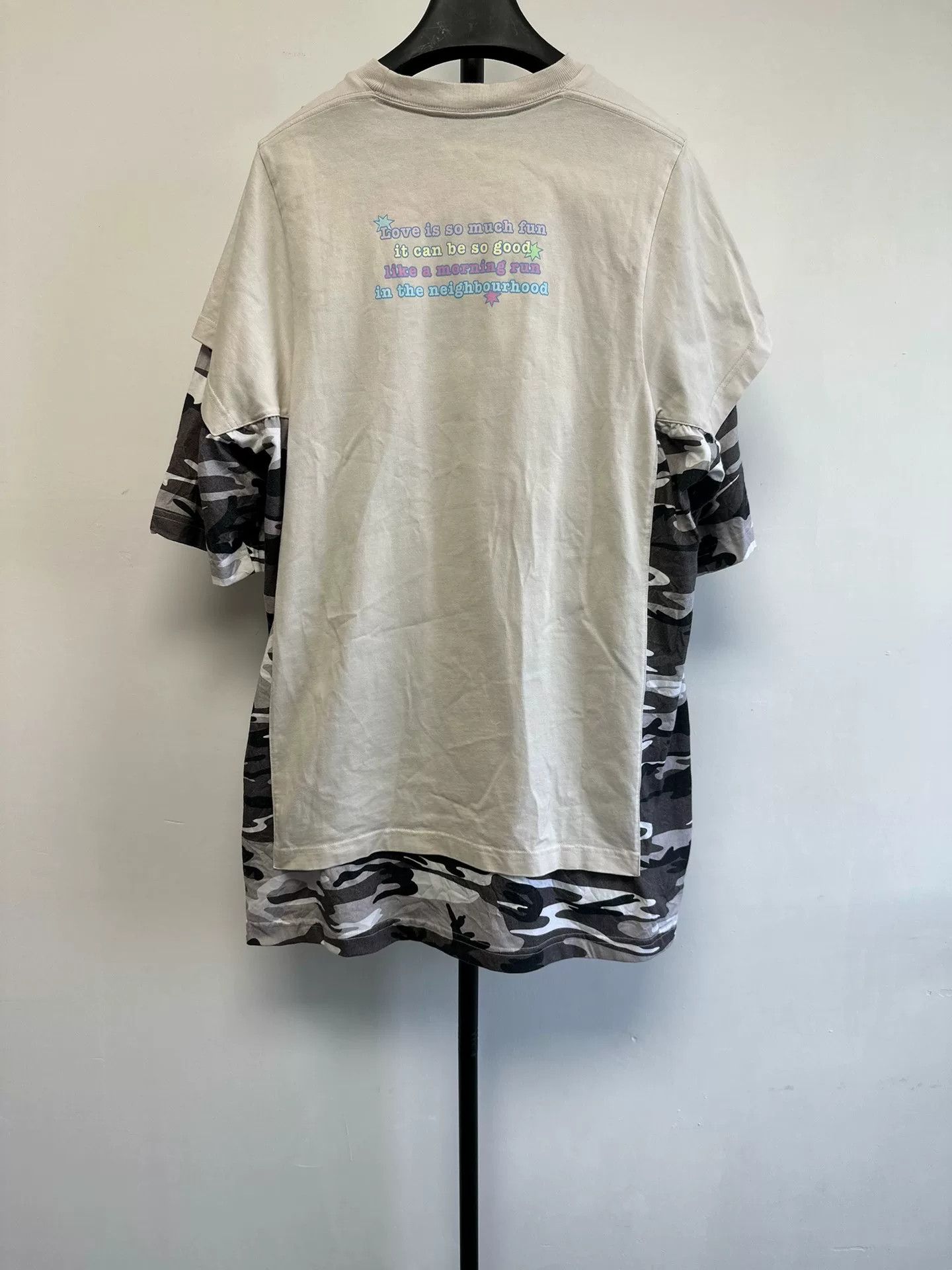 Balenciaga Balenciaga Layered Bear Graphic T-Shirt XS Size XS / US 0-2 / IT 36-38 - 3 Thumbnail