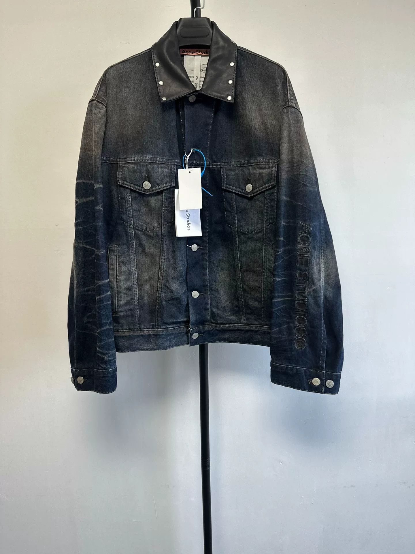 Acne Studios Acne Studios Faded Leather Collar Barn Jacket XXS Size US XXS / EU 40 - 2 Thumbnail
